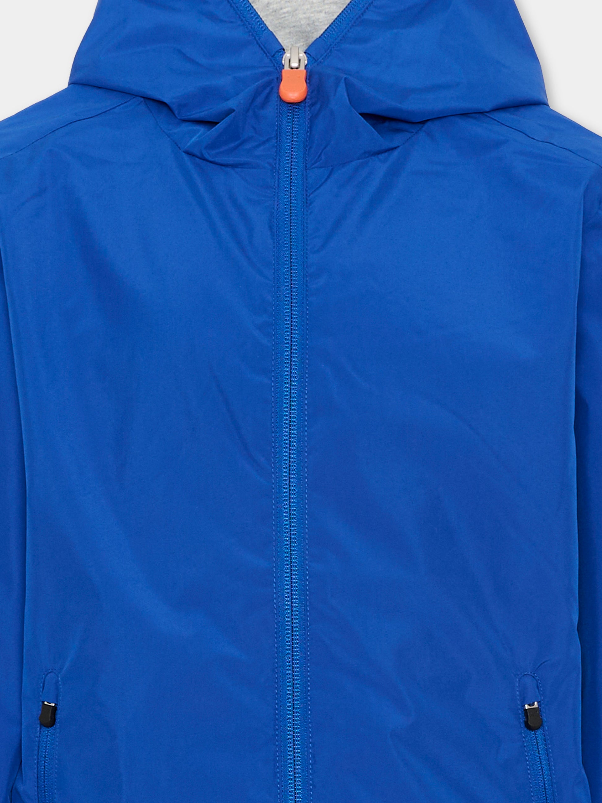 Giacca a vento Jules azzurra per bambino con logo,Save The Duck Kids,J30036X WIND20 90049