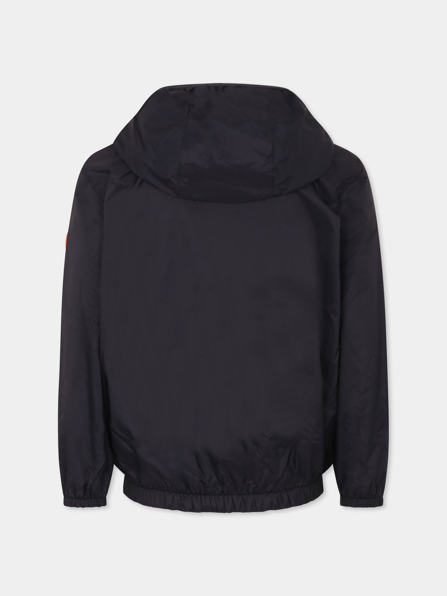 Giacca a vento Vinton blu per bambini con logo,Save The Duck Kids,J30067X GIGO20 90010