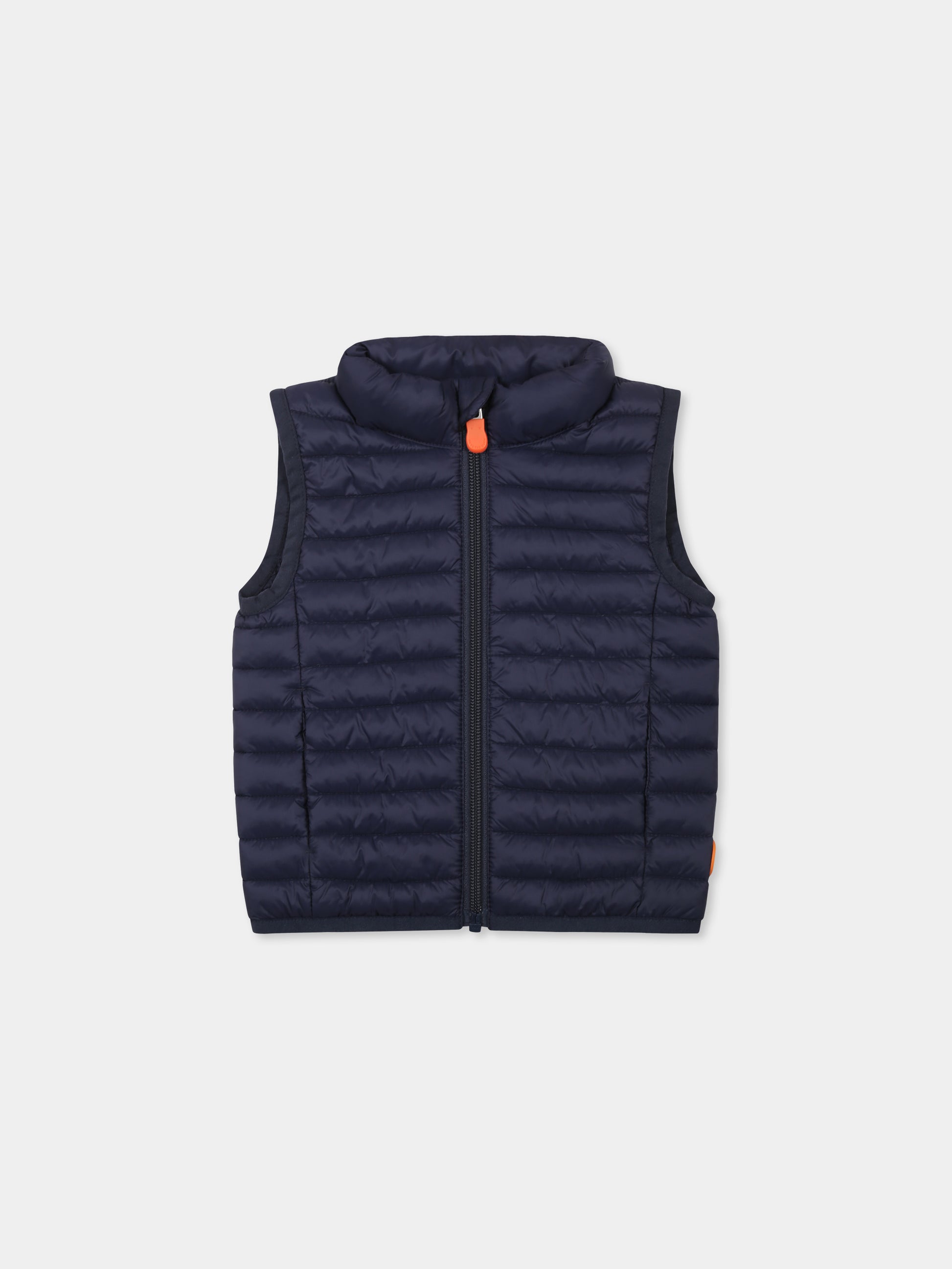 Gilet Kit blu per neonato con logo,Save The Duck Kids,I81480X GIGA20 90000
