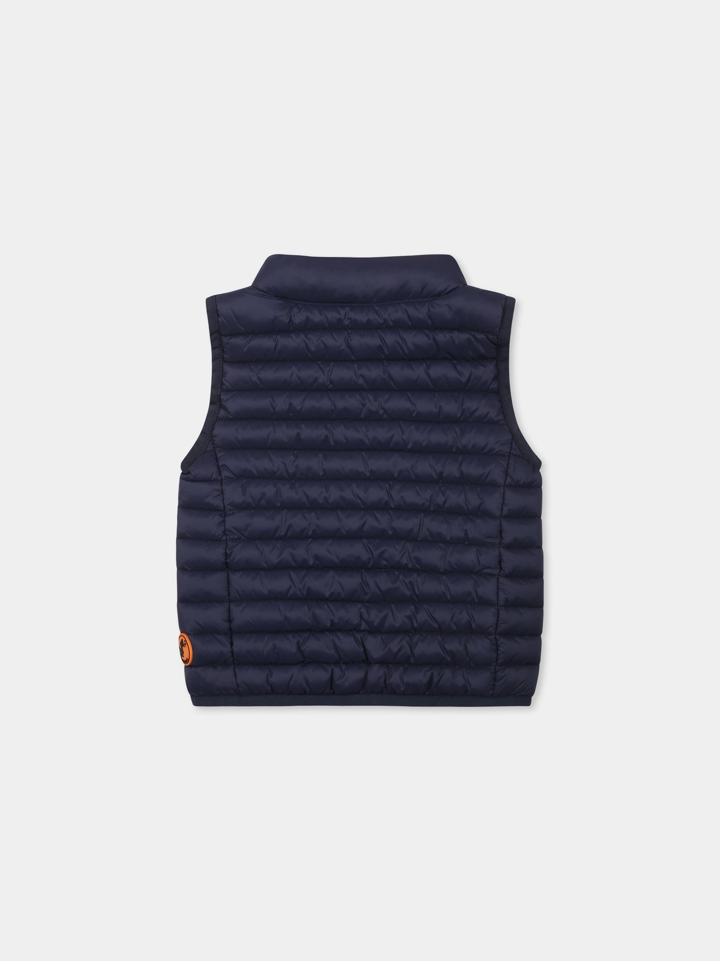 Gilet Kit blu per neonato con logo,Save The Duck Kids,I81480X GIGA20 90000