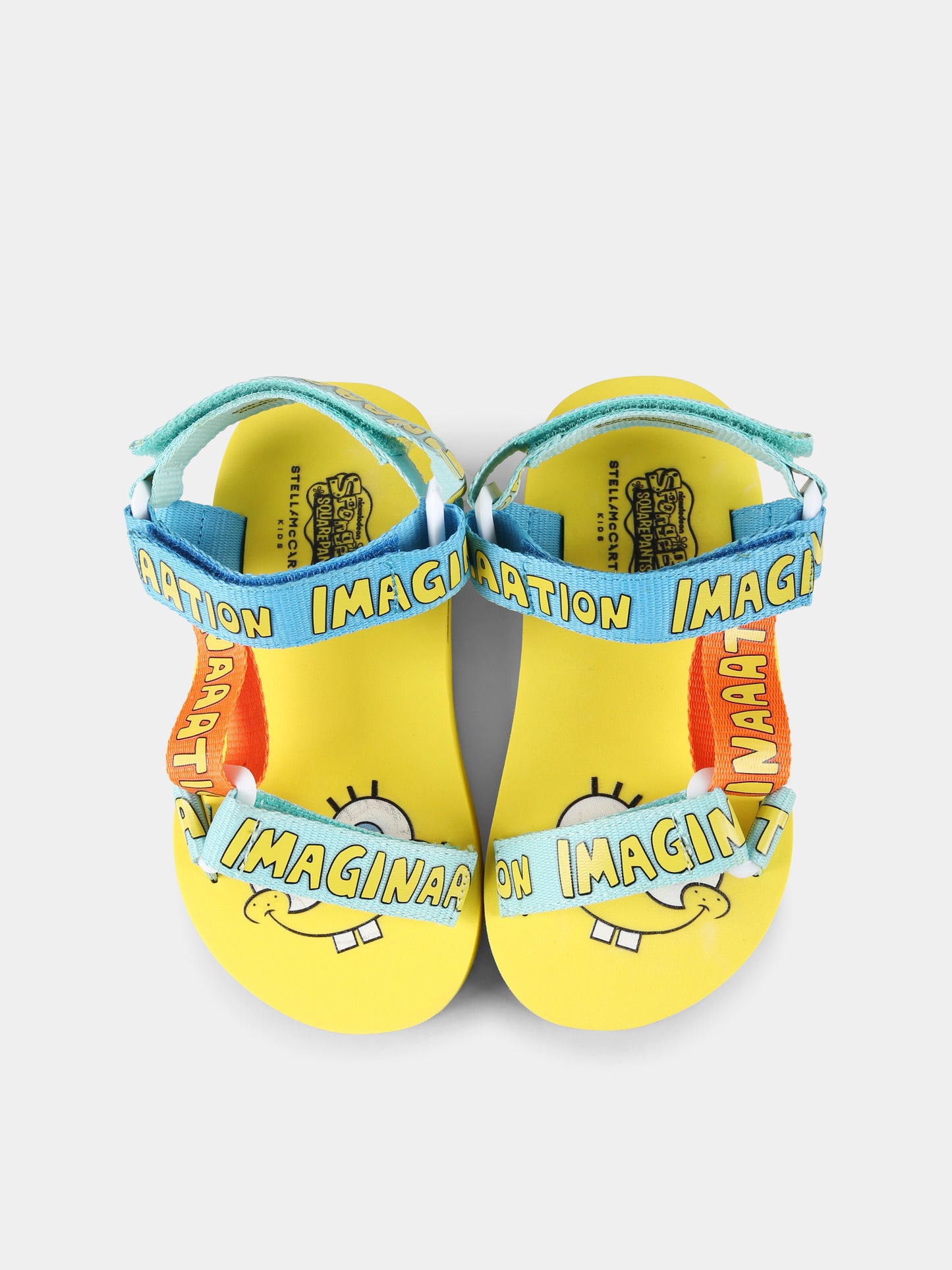 Sandali gialli per bambini con SpongeBob,Stella Mccartney Kids,TW0C66 Z3008 999