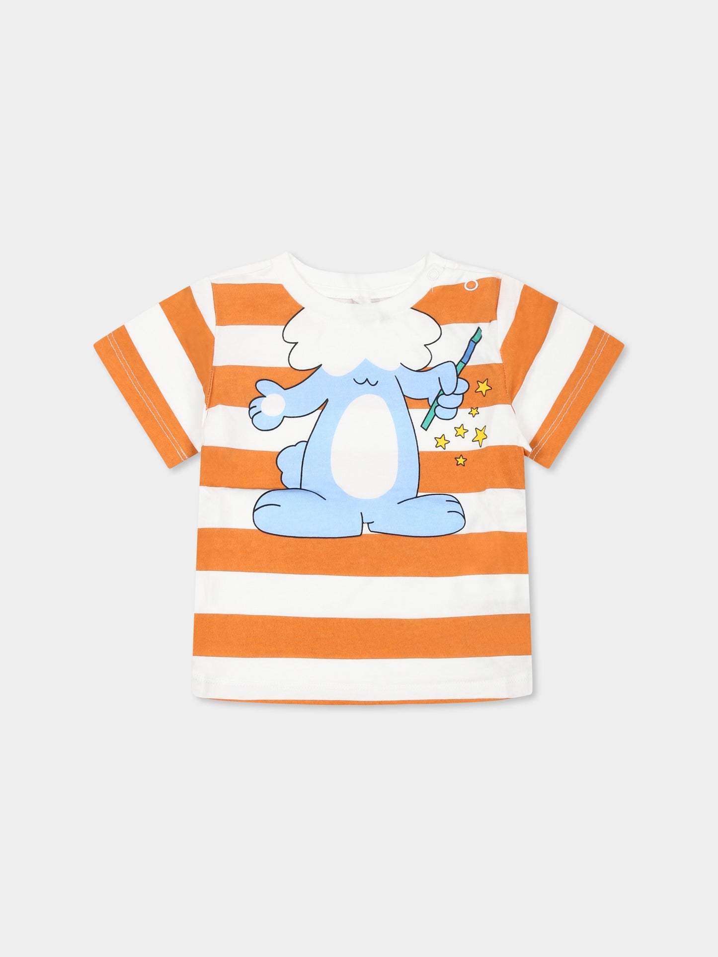 Multicolor t-shirt for baby boy with rabbit