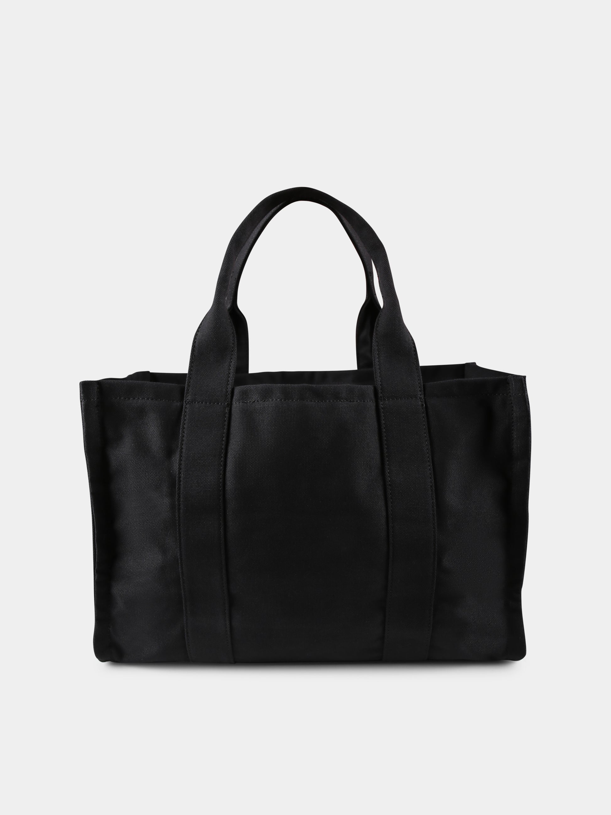 Borsa mare nera per bambina con logo e smile,Barrow,S5BKJGBA171 110