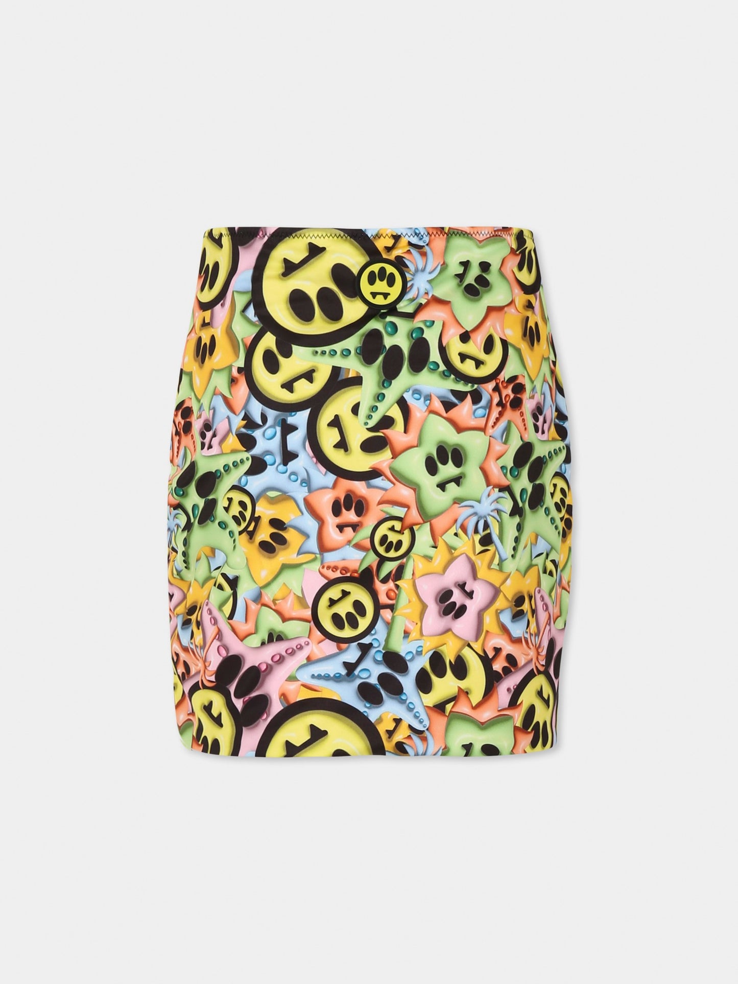 Copricostume multicolor per bambina con smile all over,Barrow,S5BKJGSK189 140