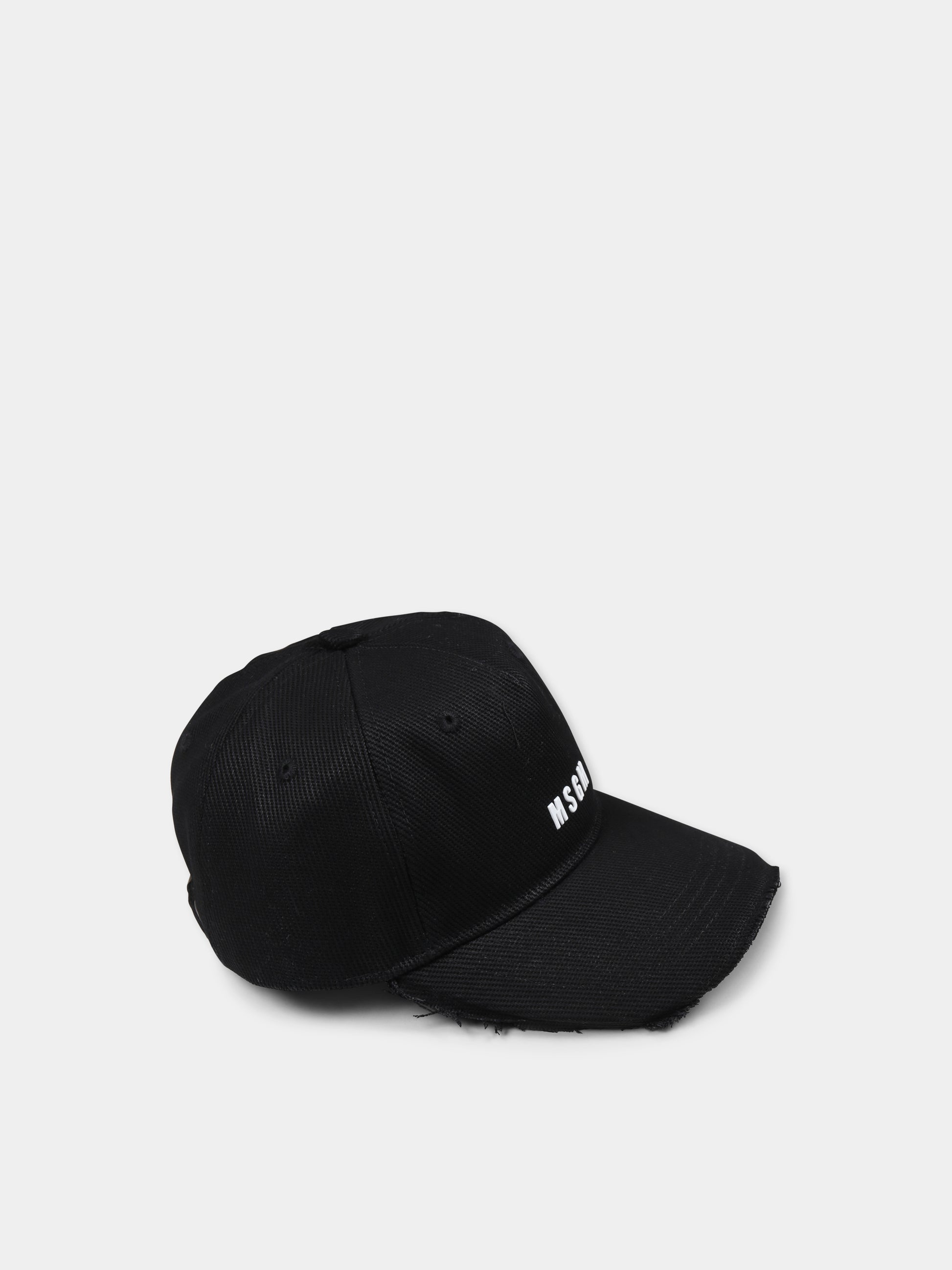 Cappello nero per bambina con logo,Msgm Kids,S5MSJGBC196 110
