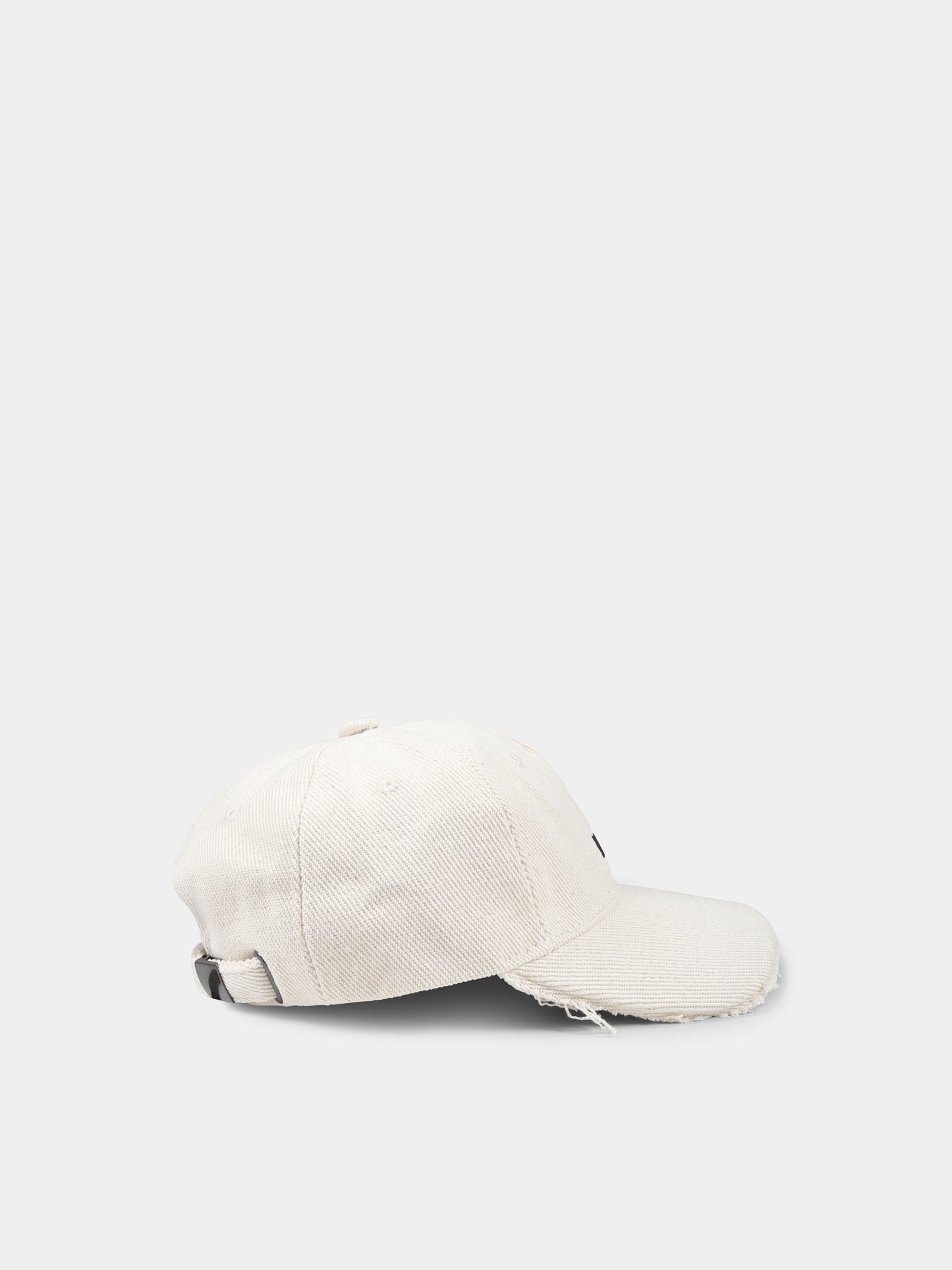 Cappello avorio per bambina con logo,Msgm Kids,S5MSJGBC196 013