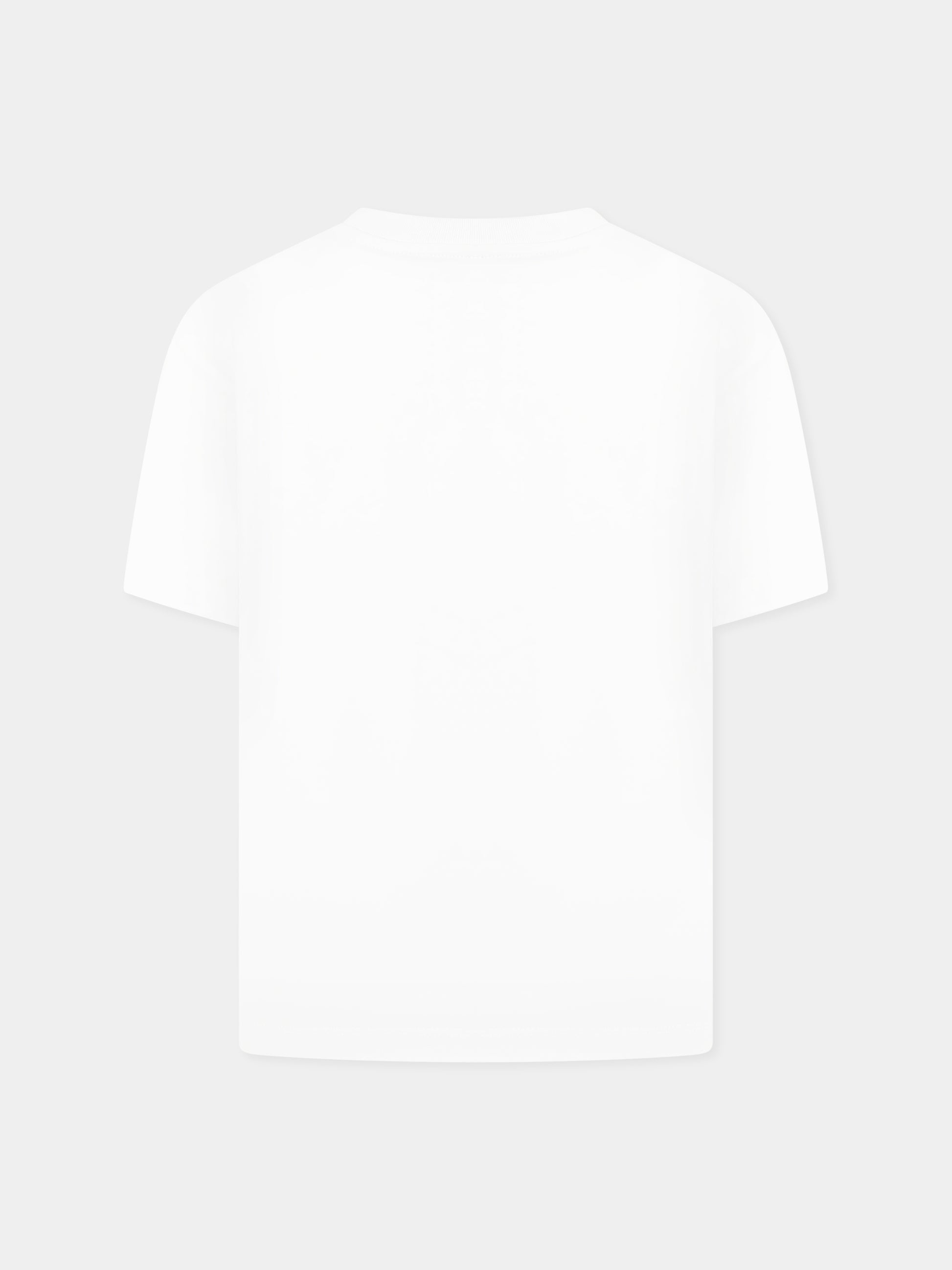 T-shirt bianca per bambino con logo,Stella Mccartney Kids,TW8R71 Z0434 100