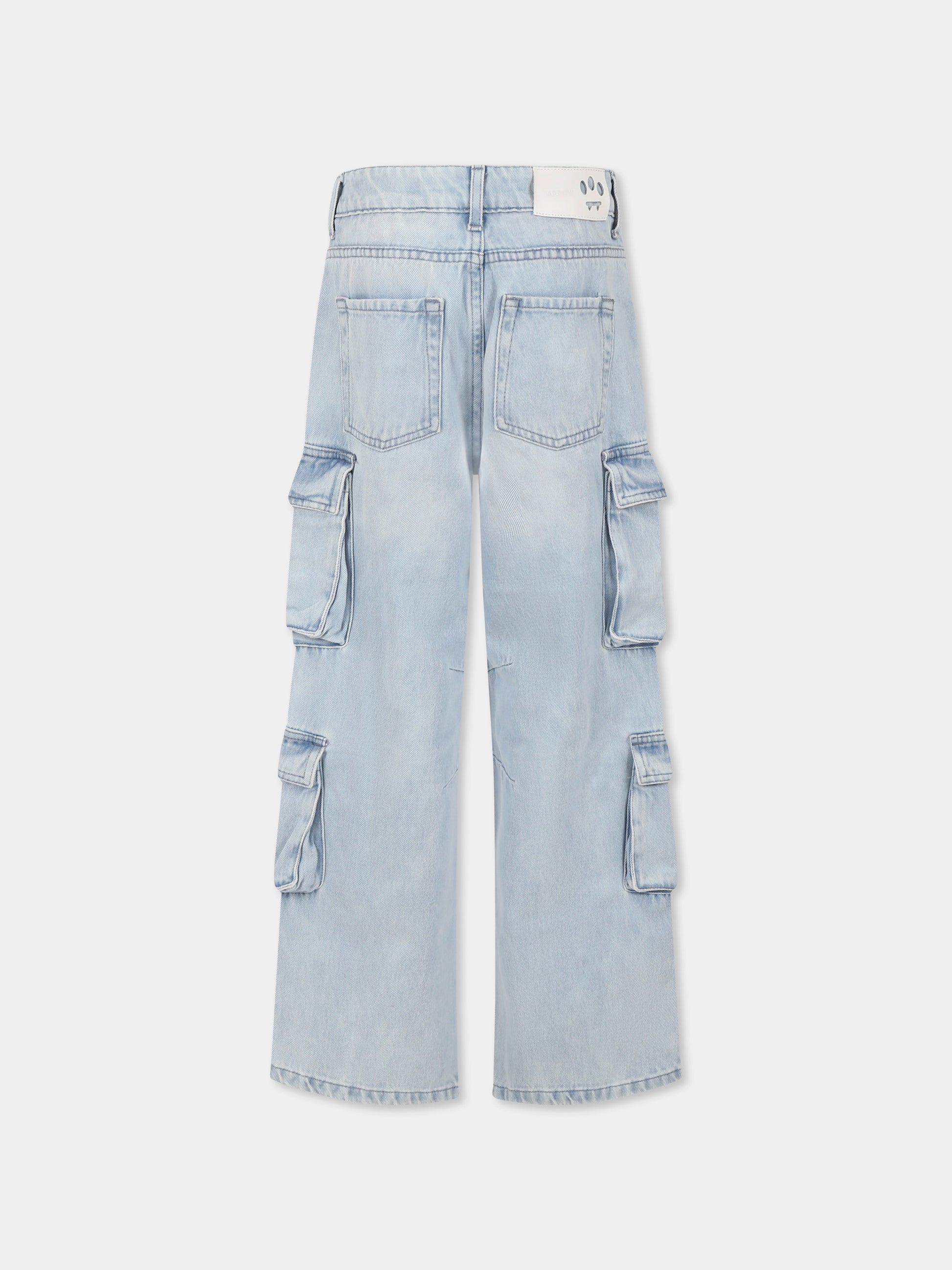 Jeans denim per bambini con logo,Barrow,S5BKJUDP004 172