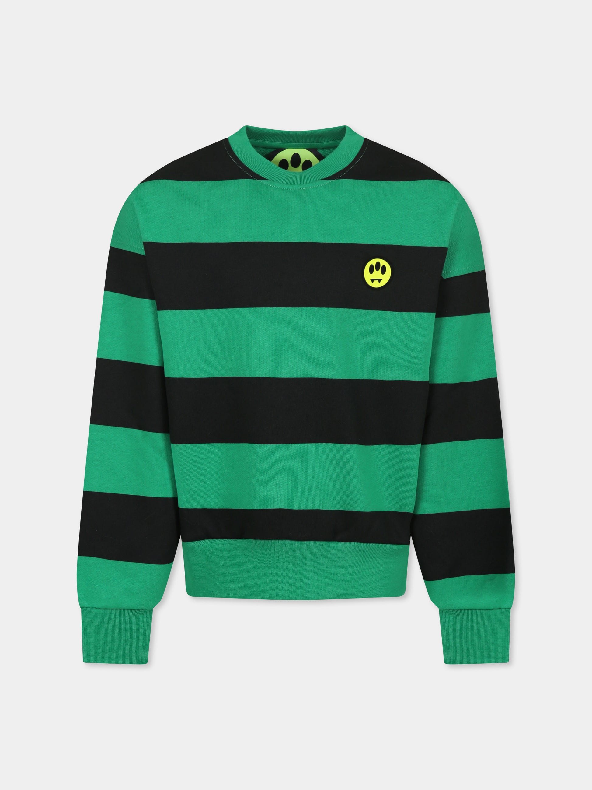 Felpa multicolor per bambini con smile e logo,Barrow,S5BKJUSW010 BW012/02