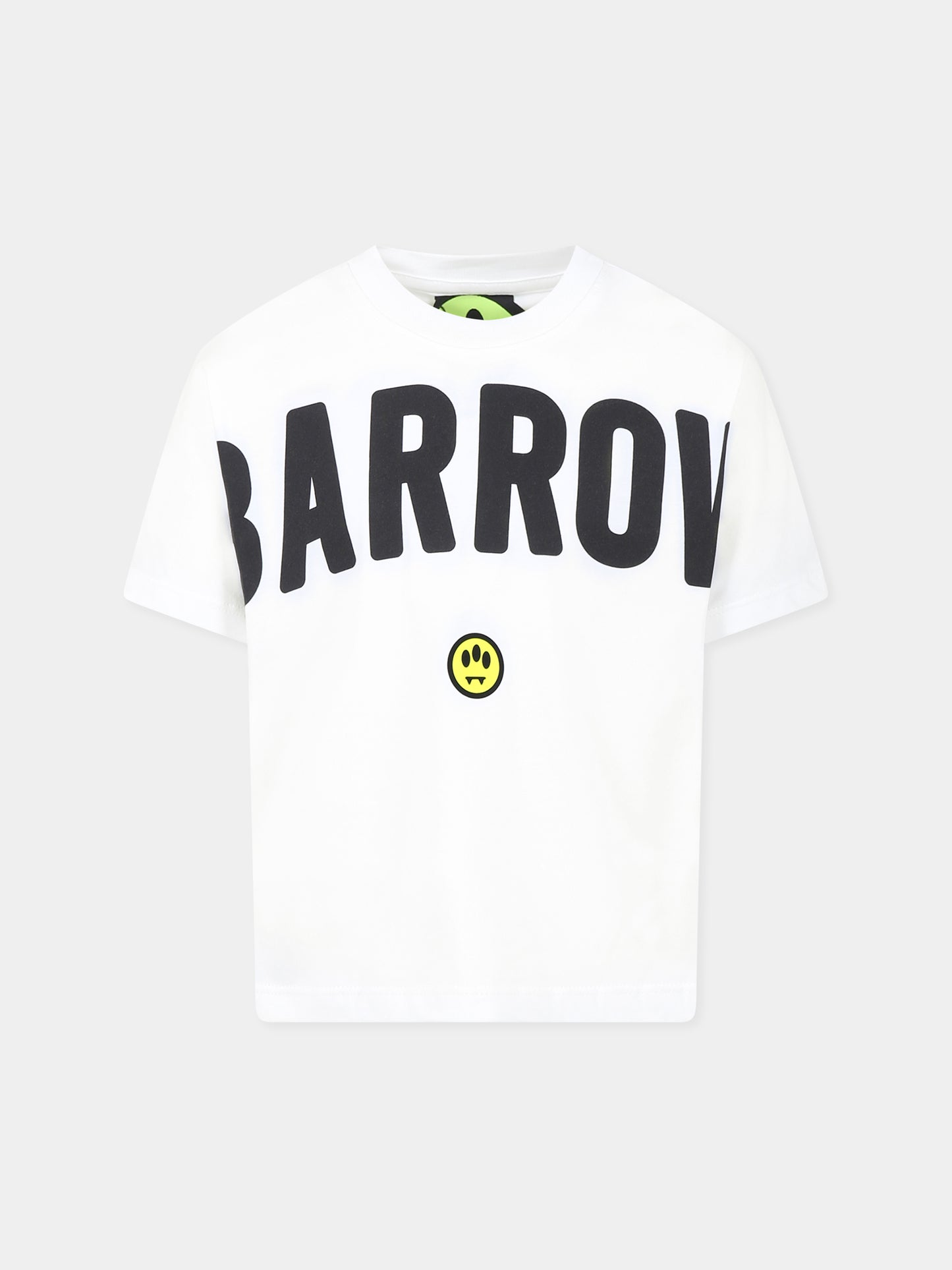 Green t-shirt for kids with logo