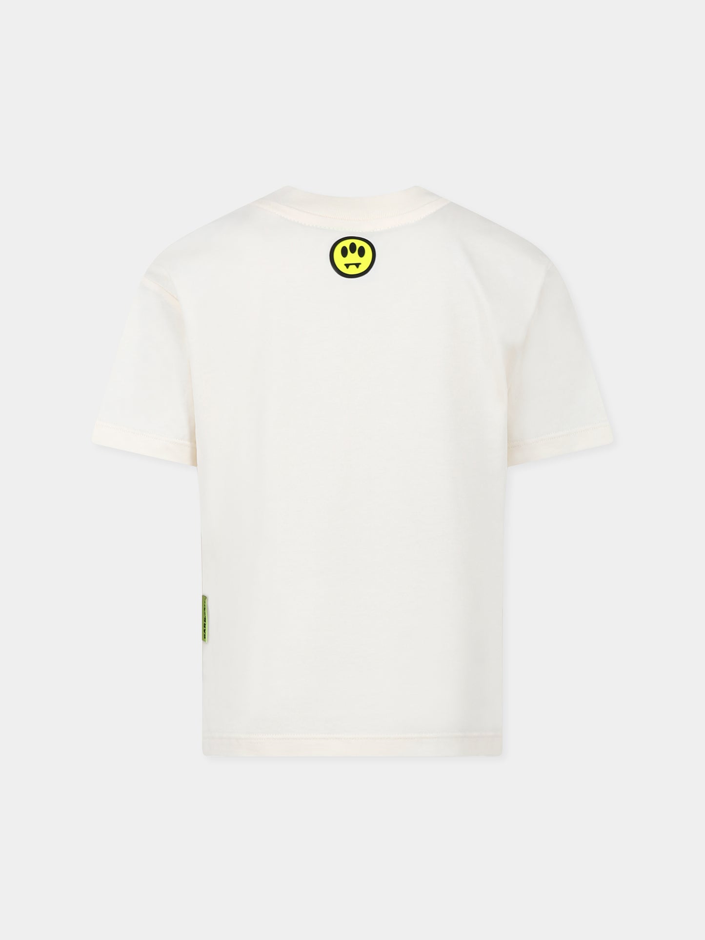 Ivory t-shirt for kids with logo