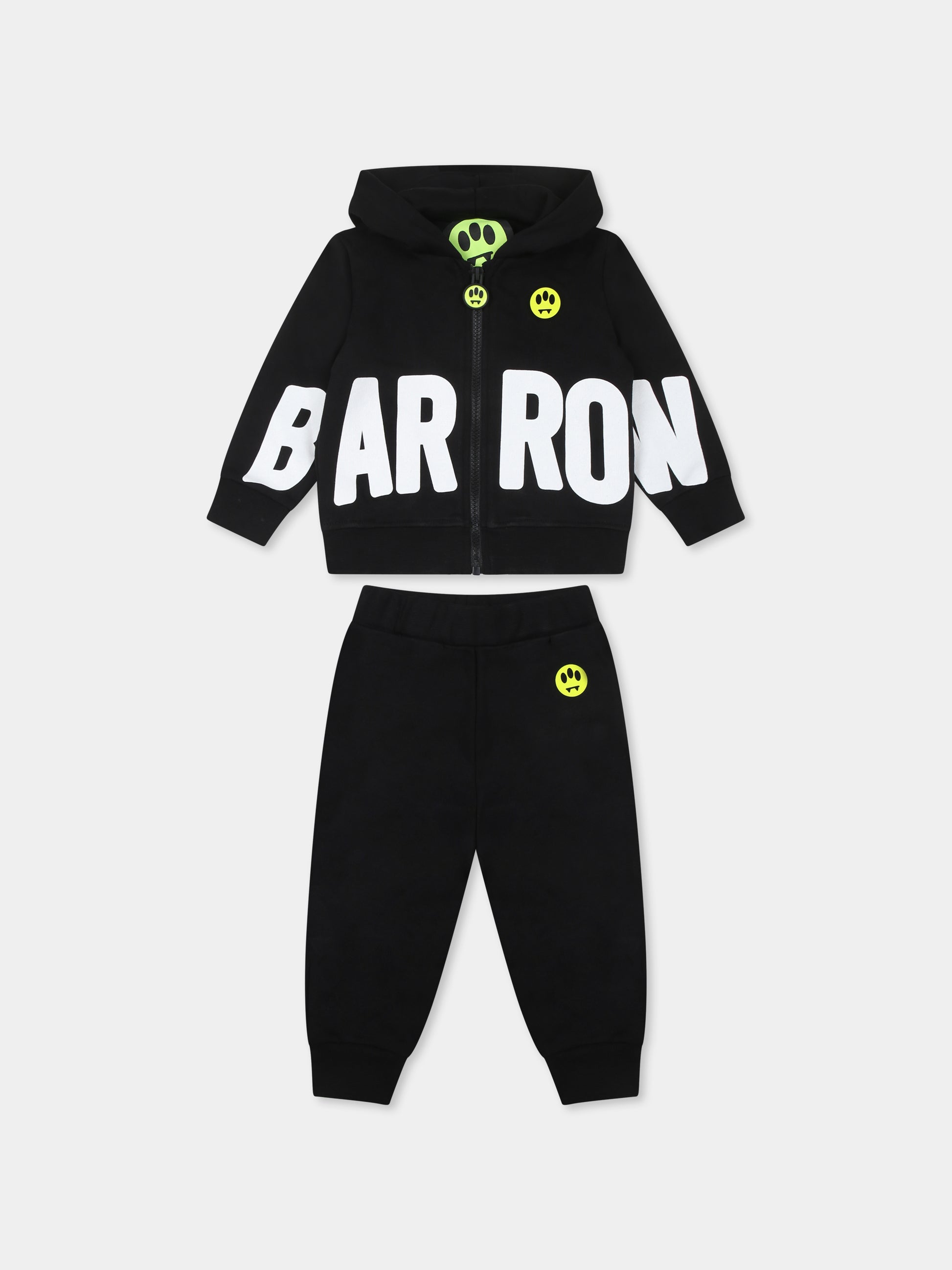 Completo nero per neonati con logo,Barrow,S5BKUNSF158 110