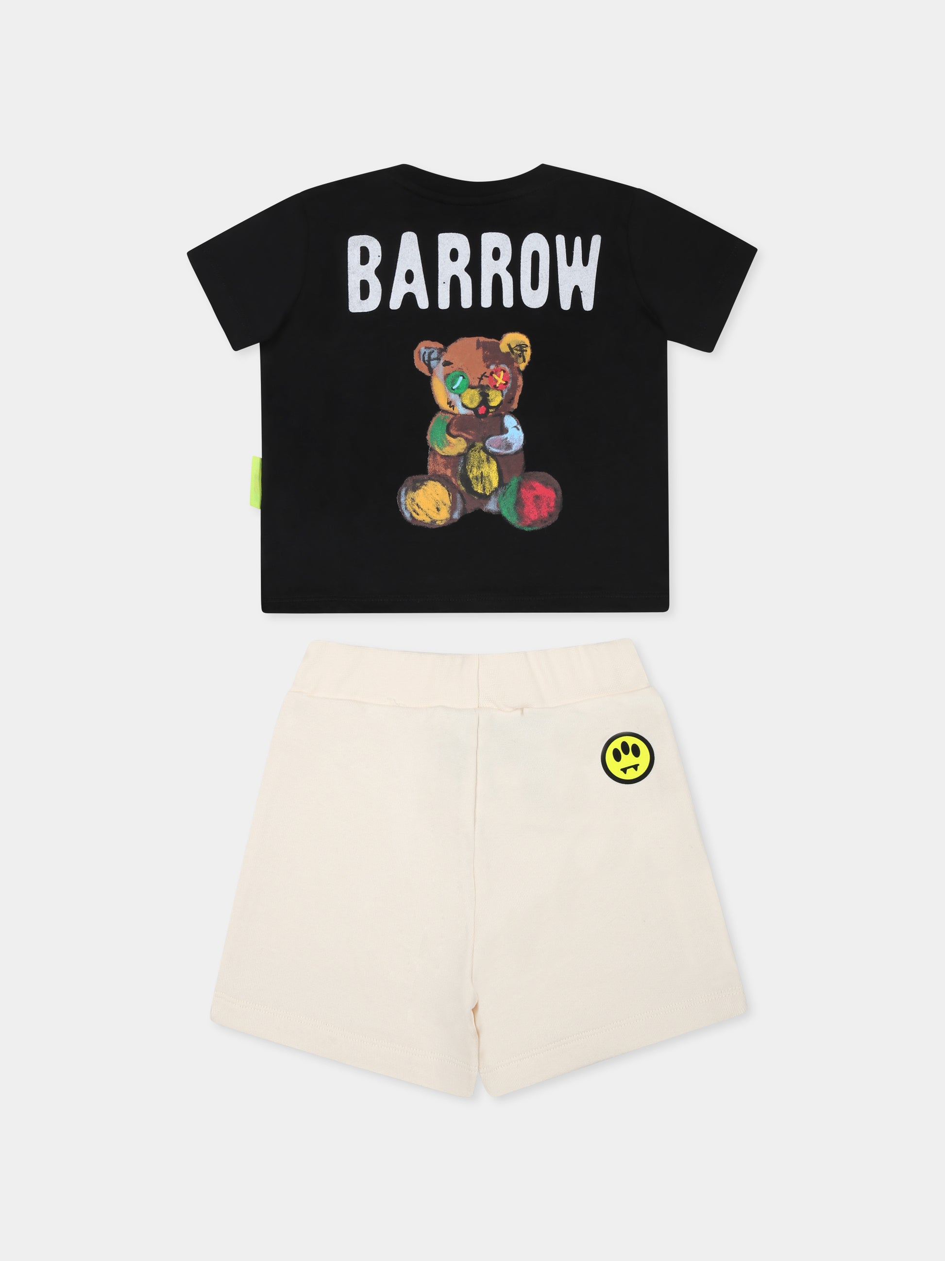 Completo multicolor per neonati con smile e stampa Bear,Barrow,S5BKUNTR162 110/38