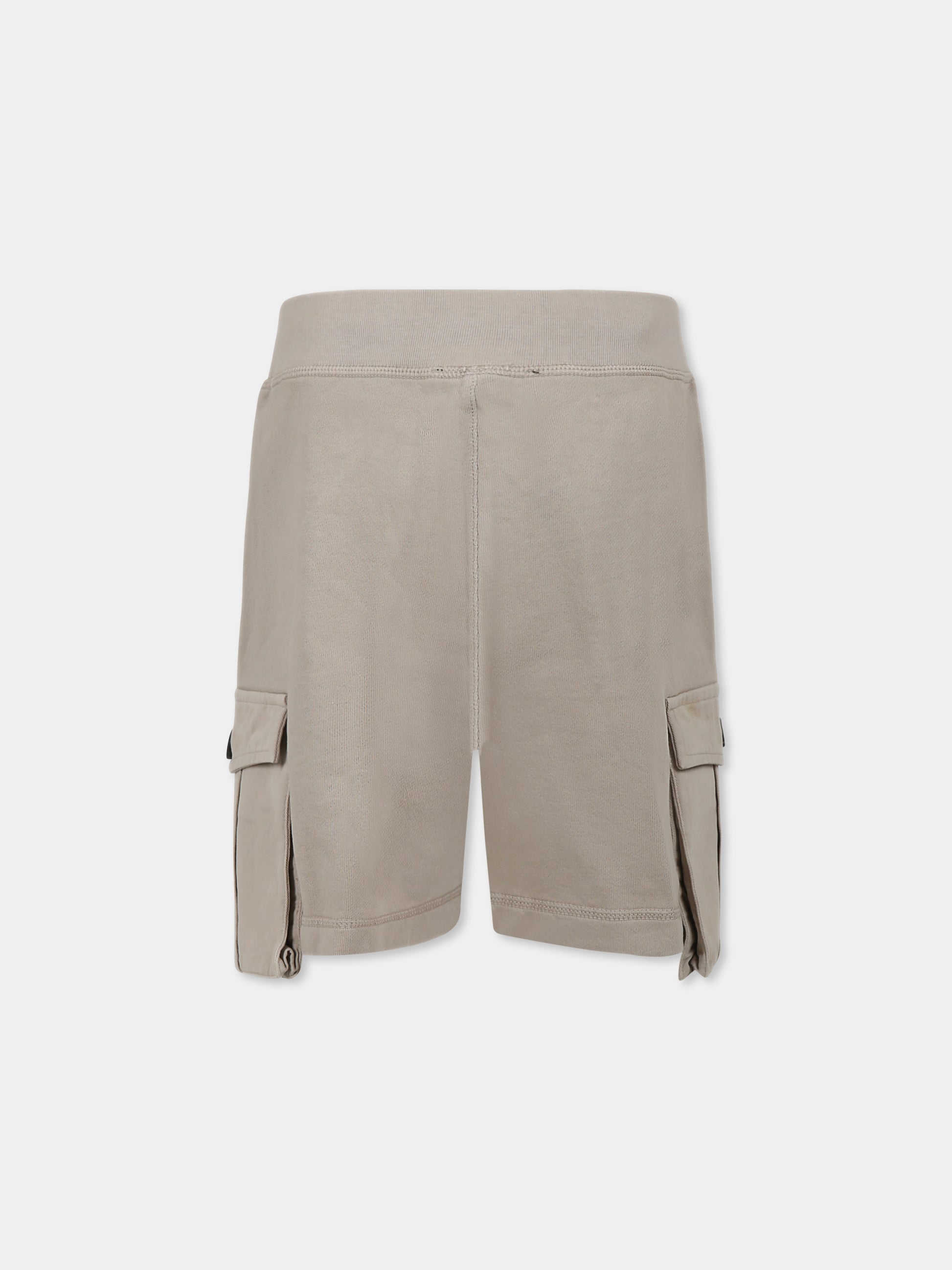 Shorts beige per bambino con logo,Dsquared2,DQ2720 D0AC6 D2P794M DQ717