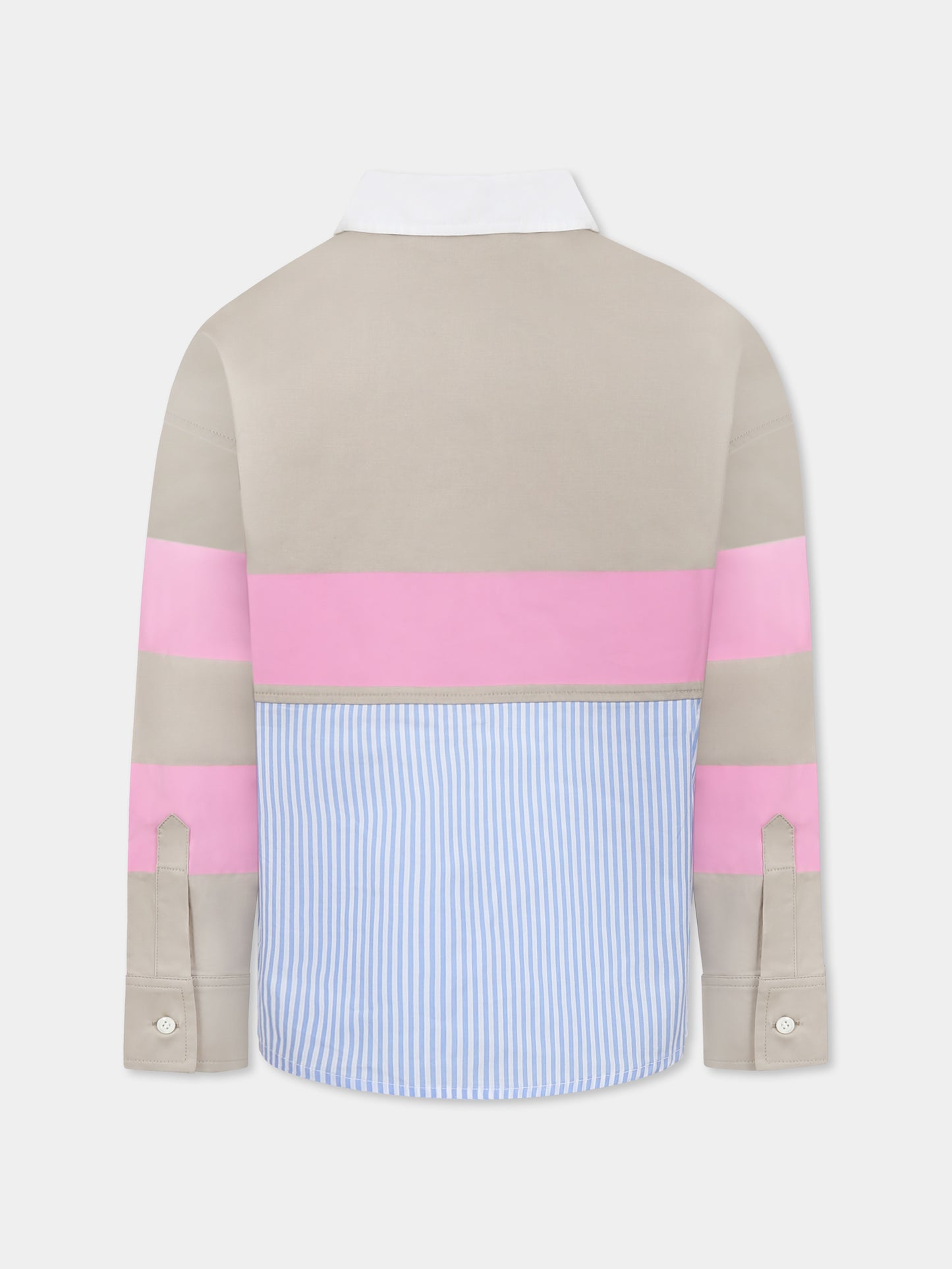 Multicolor shirt for boy with logo