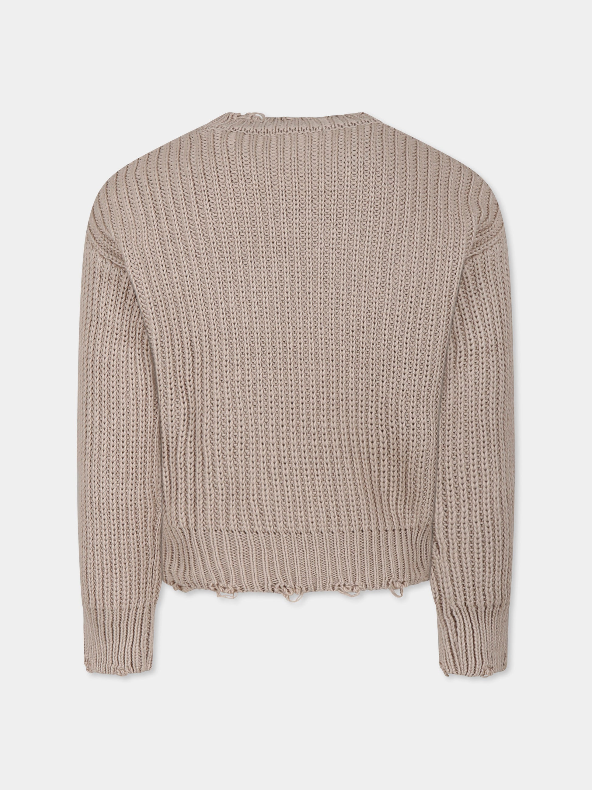 Maglione beige per bambino con logo,Dsquared2,DQ2774 D0ACU DQ2774 DQ717