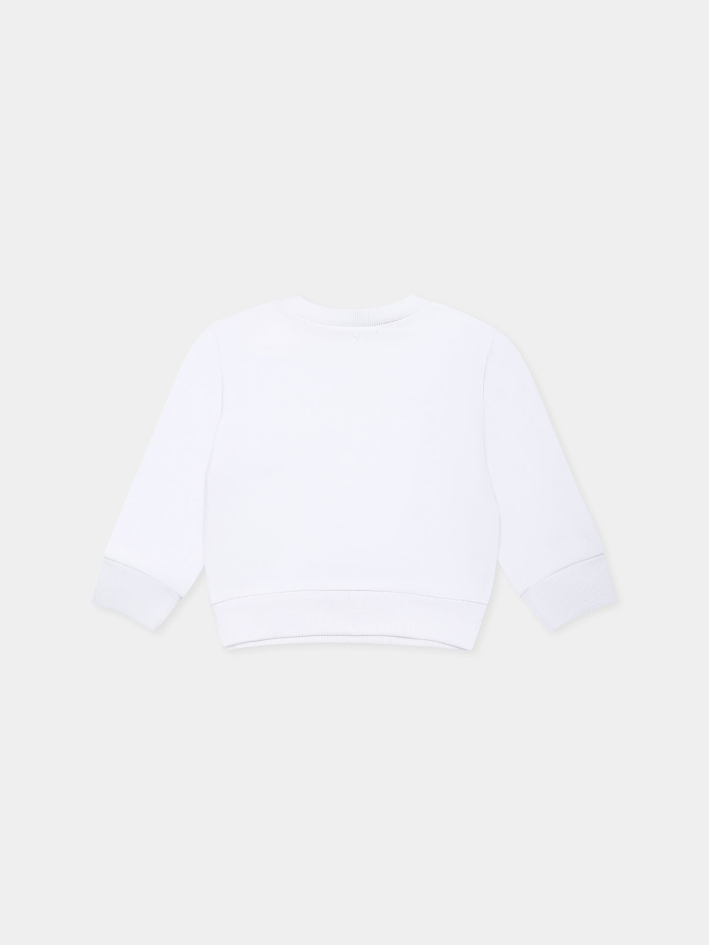 T-shirt bianca per neonato con logo,Dsquared2,DQ2862 D0094 D2S903B DQ100