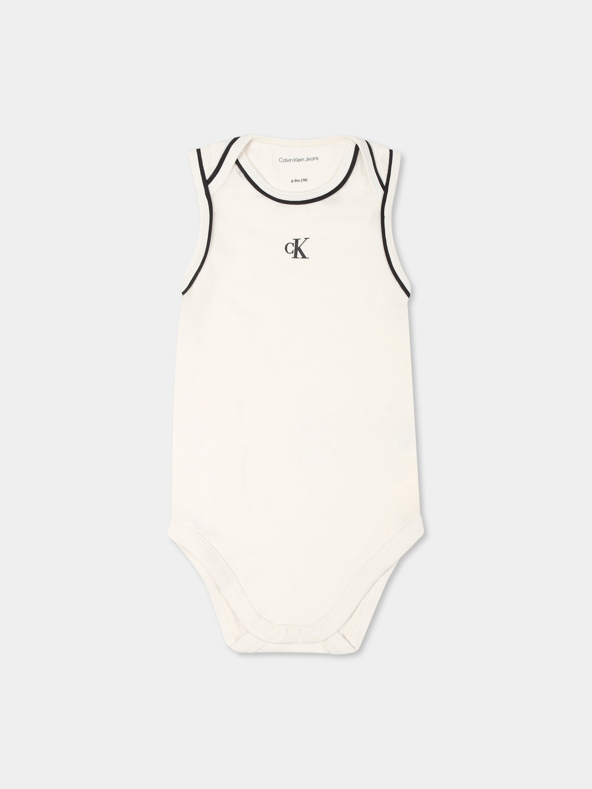 Set body multicolor per neonati con logo,Calvin Klein Kids,25S CKIN0IN00183J IN0IN00183 0GR