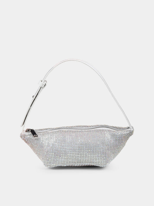 Borsa argento per bambina con strass,Max&co,MX0172 MX089 MAXW4F MX100