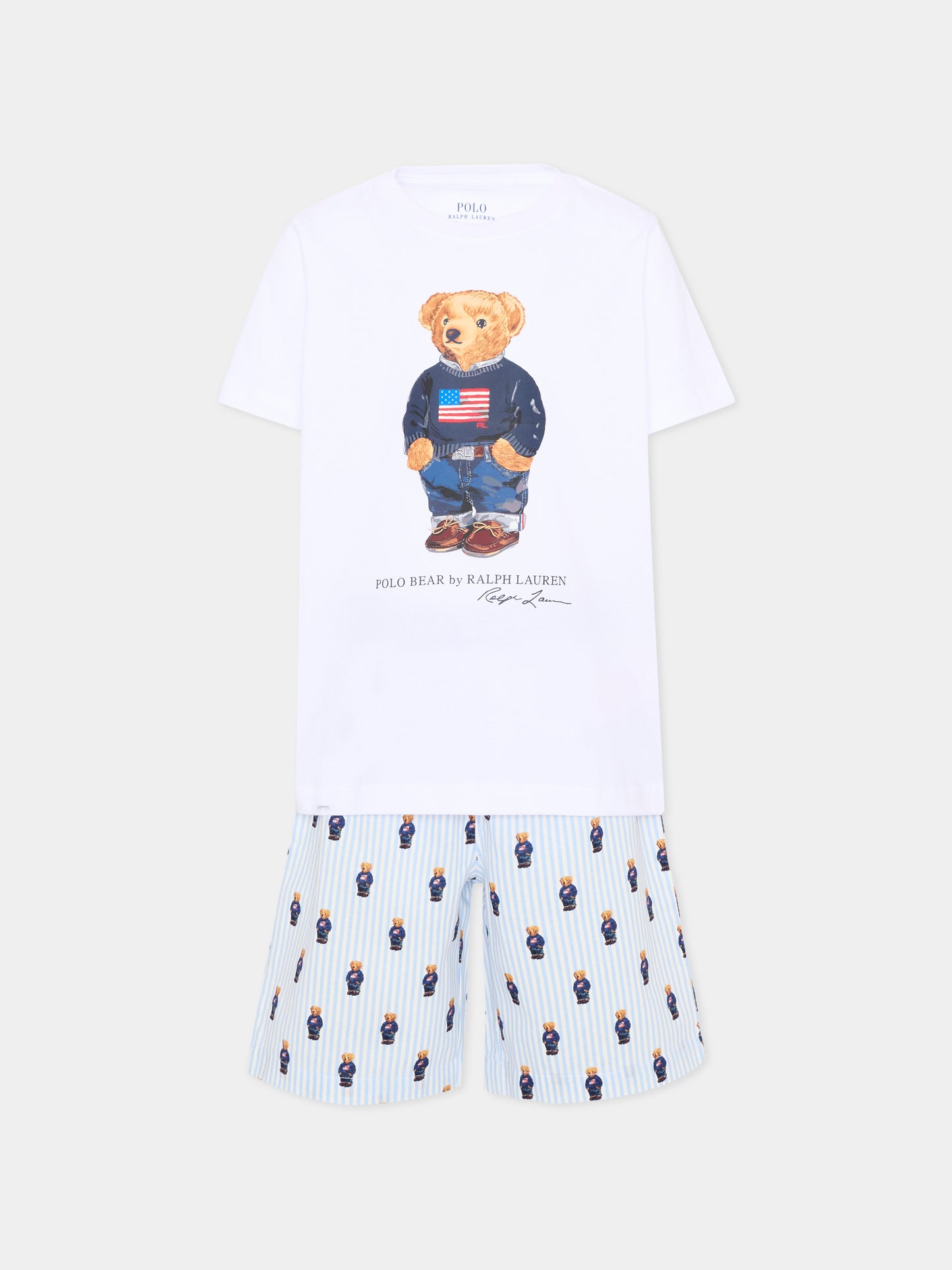 Pigiama multicolor Polo Bear per bambino,Ralph Lauren Kids,9P0142 W2O