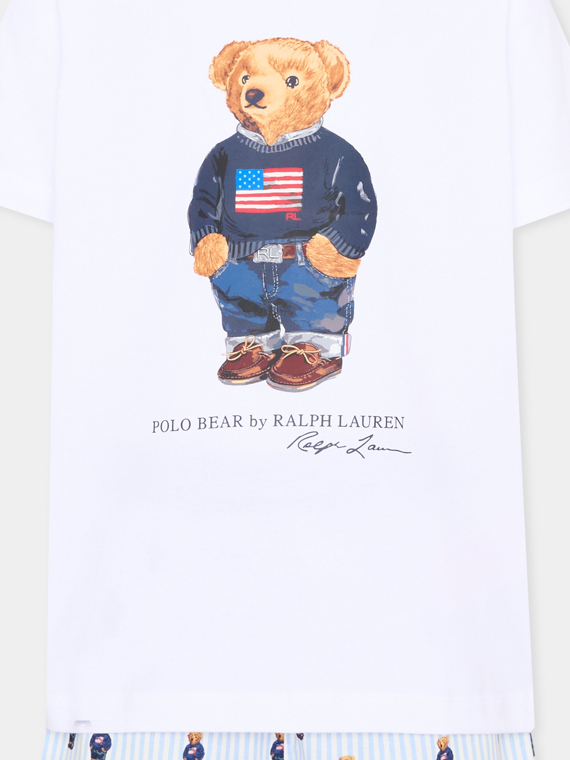 Pigiama multicolor Polo Bear per bambino,Ralph Lauren Kids,9P0142 W2O