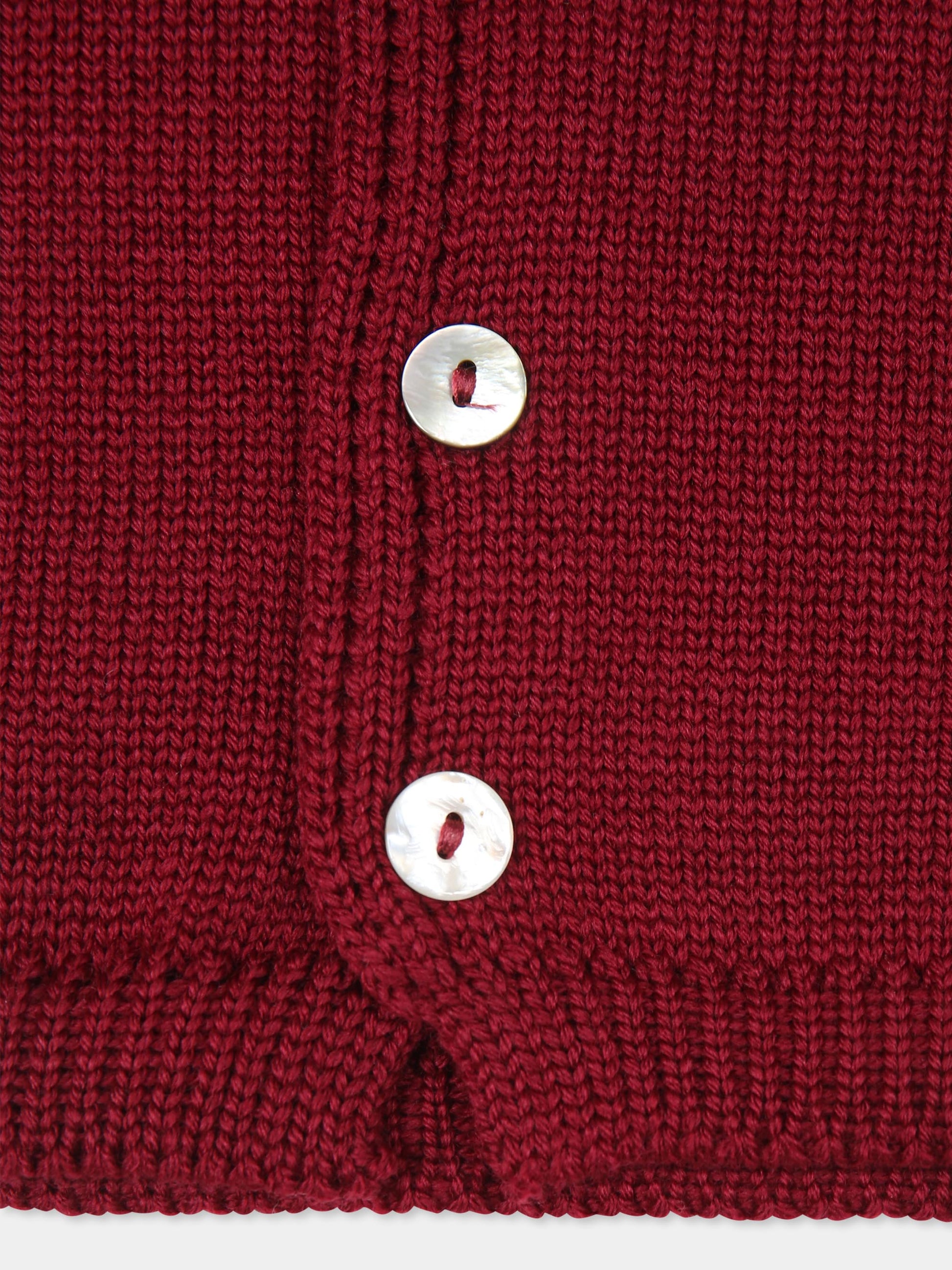 Cardigan bordeaux per neonato,Divini,DVI MG 00205