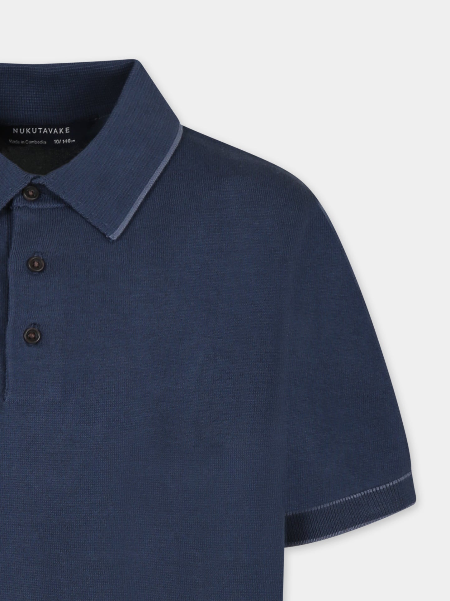 Polo blu per bambino con logo,Mayoral,6129 024