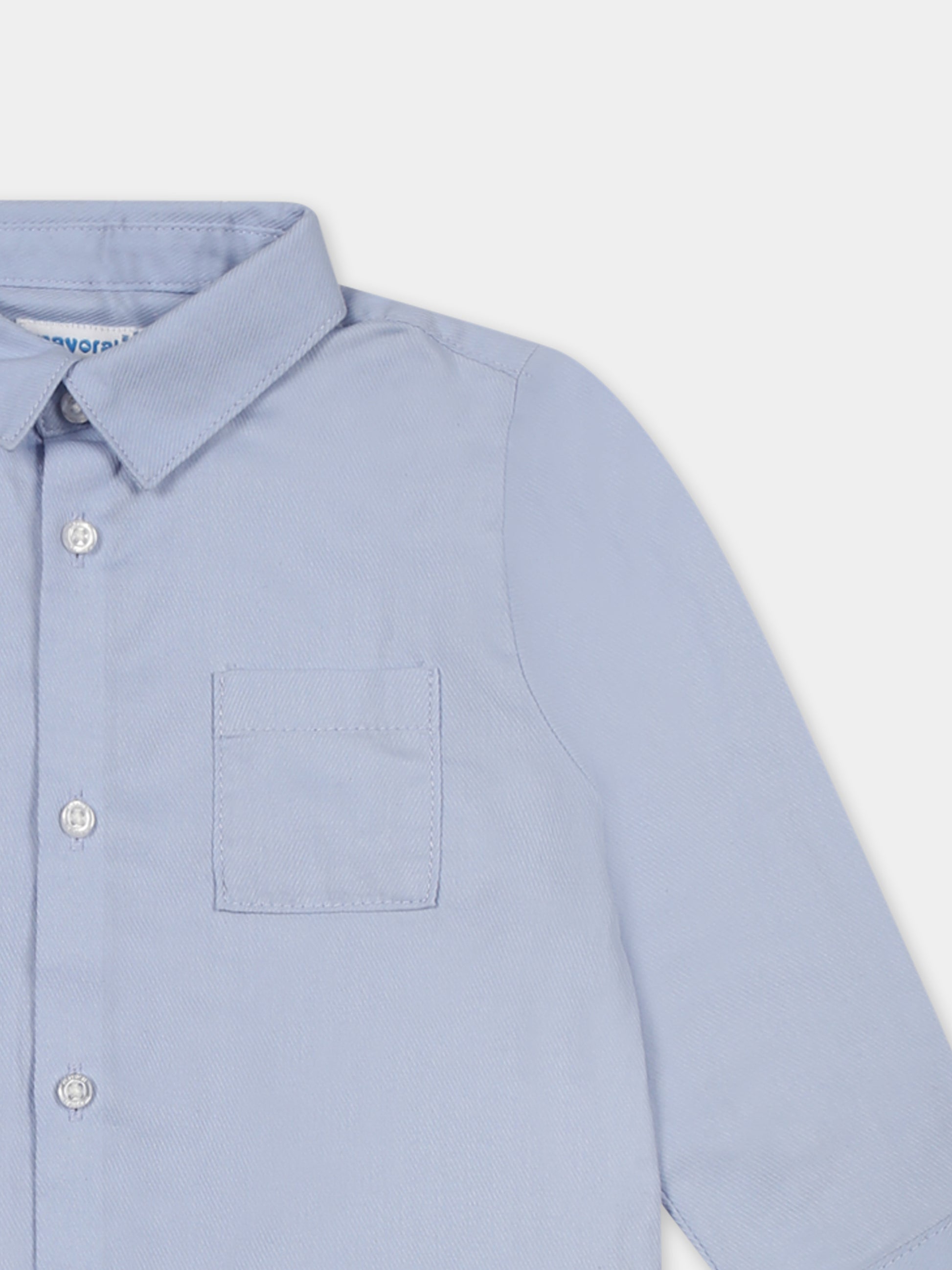 Camicia celeste per neonato,Mayoral,124 035