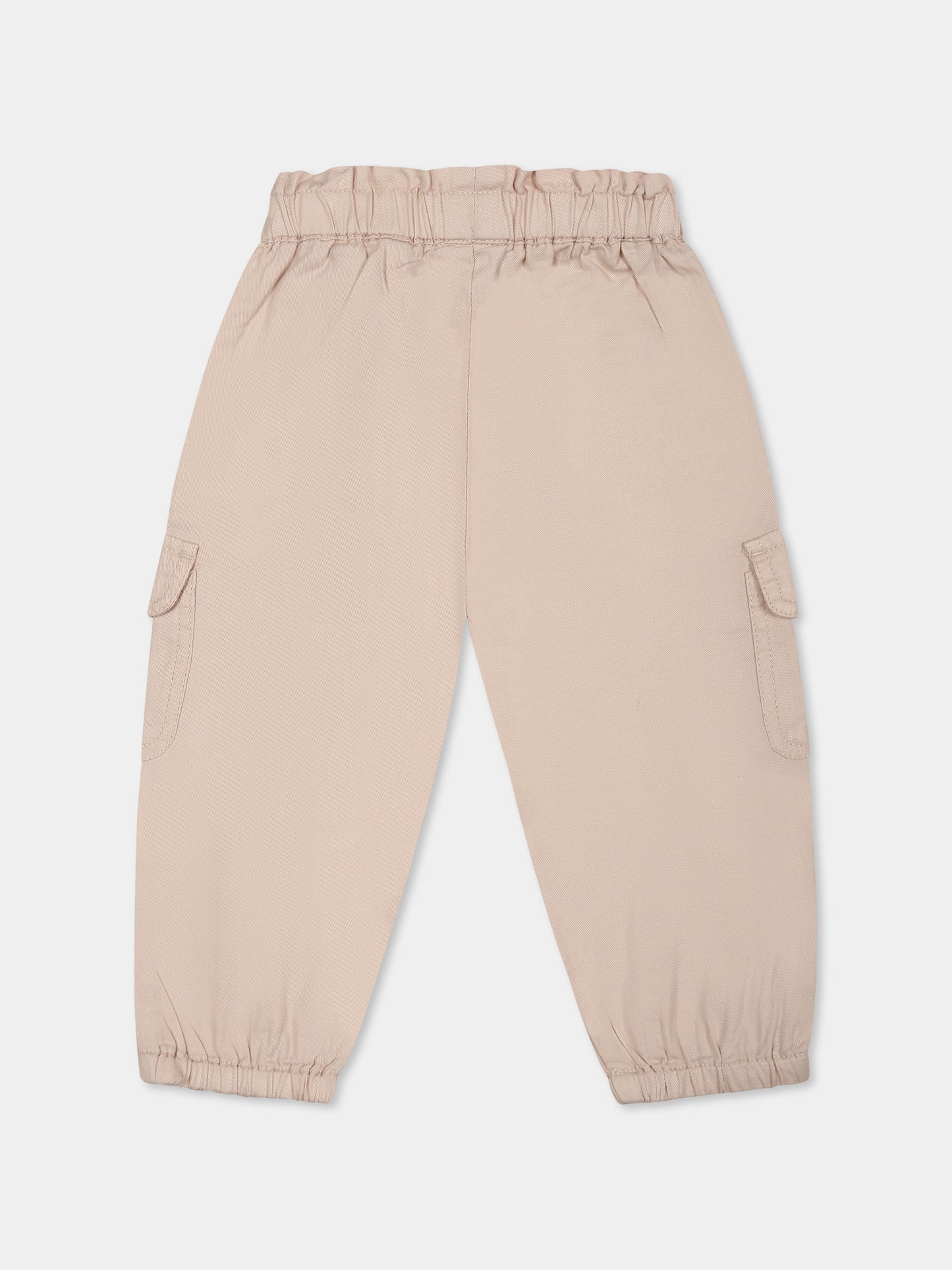 Pantaloni beige per neonata,Mayoral,1571 015
