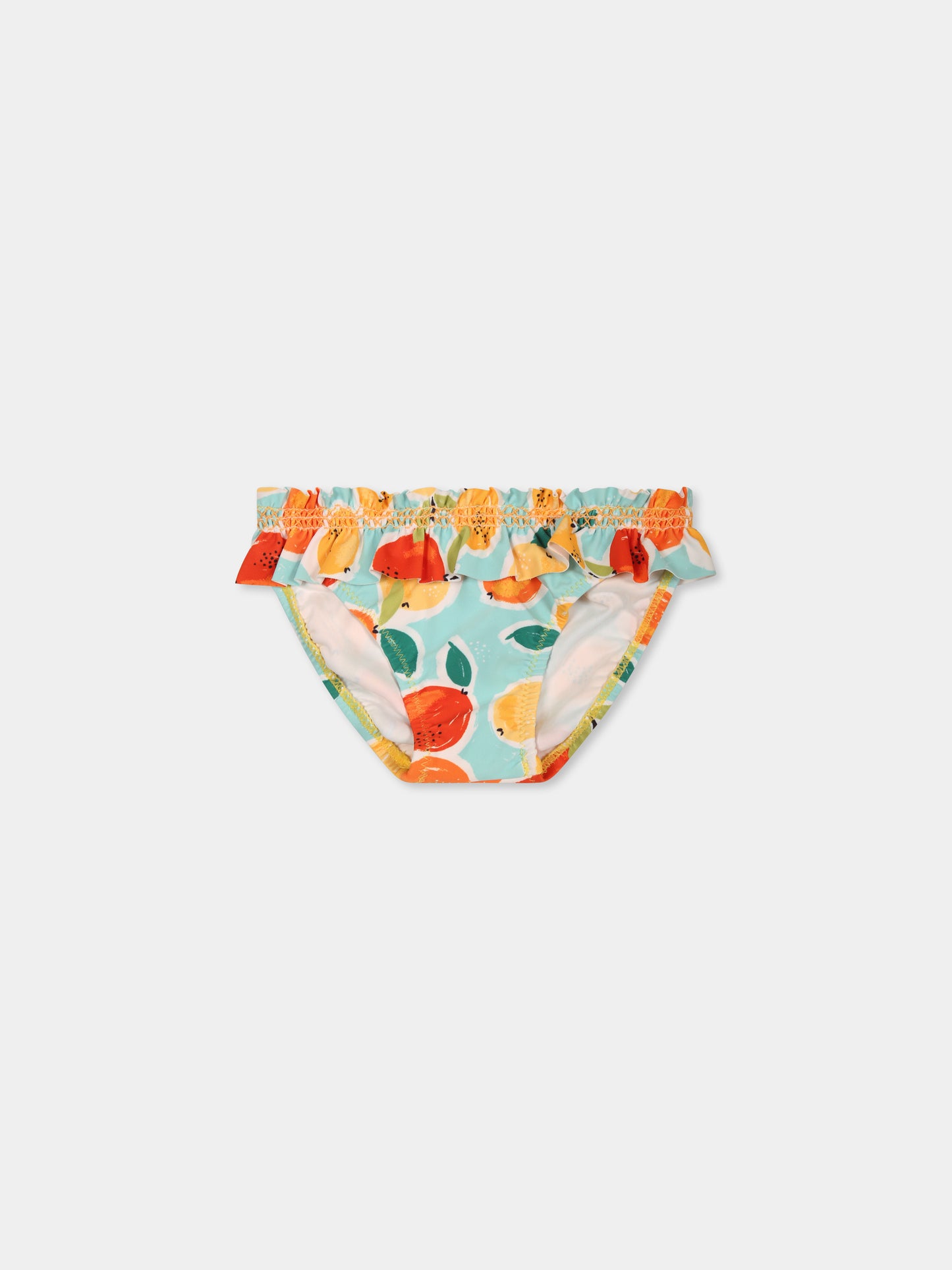 Set slip multicolor per neonata con fiori e frutta,Mayoral,1642 090