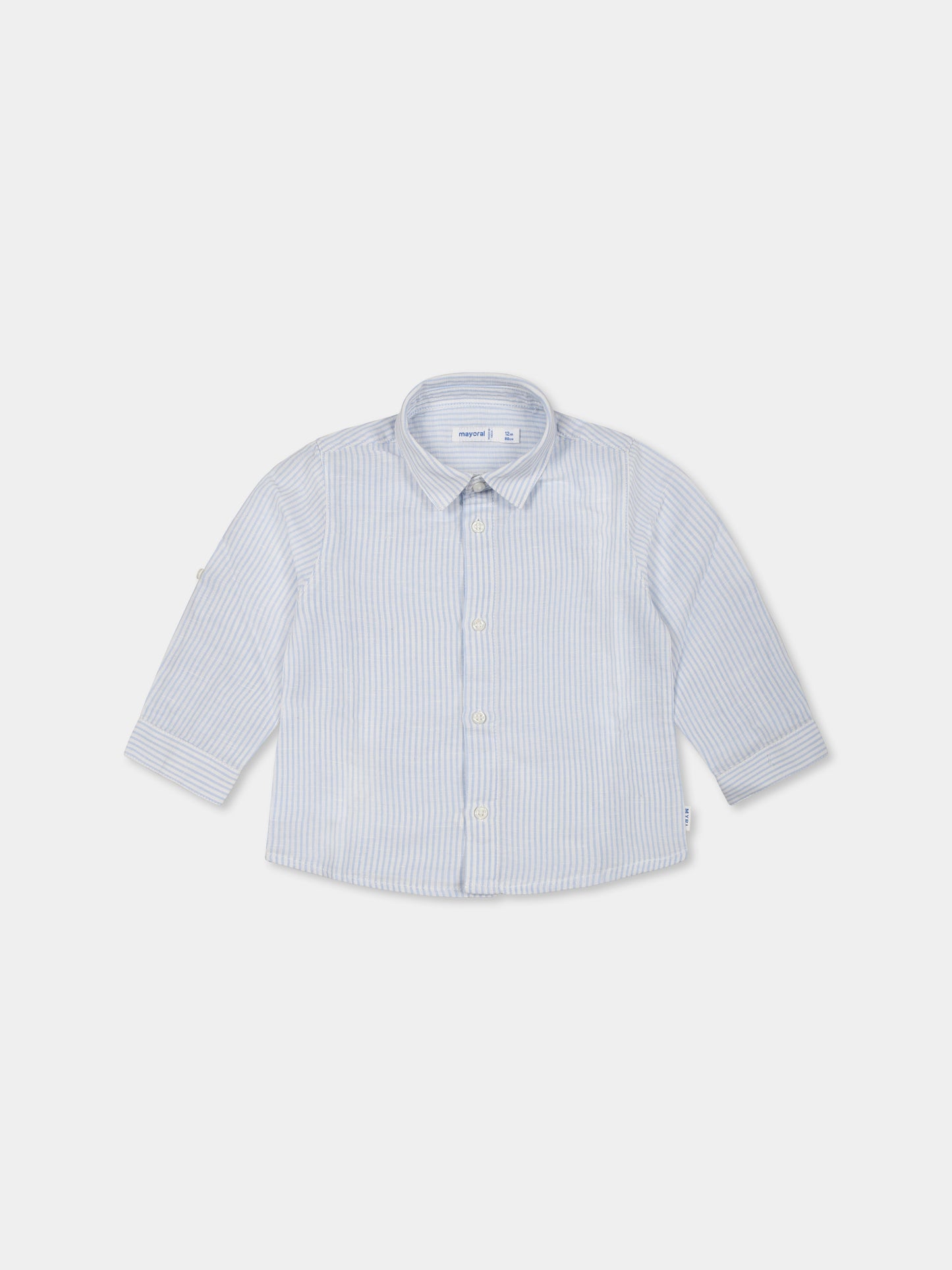 Camicia celeste per neonato,Mayoral,1116 087