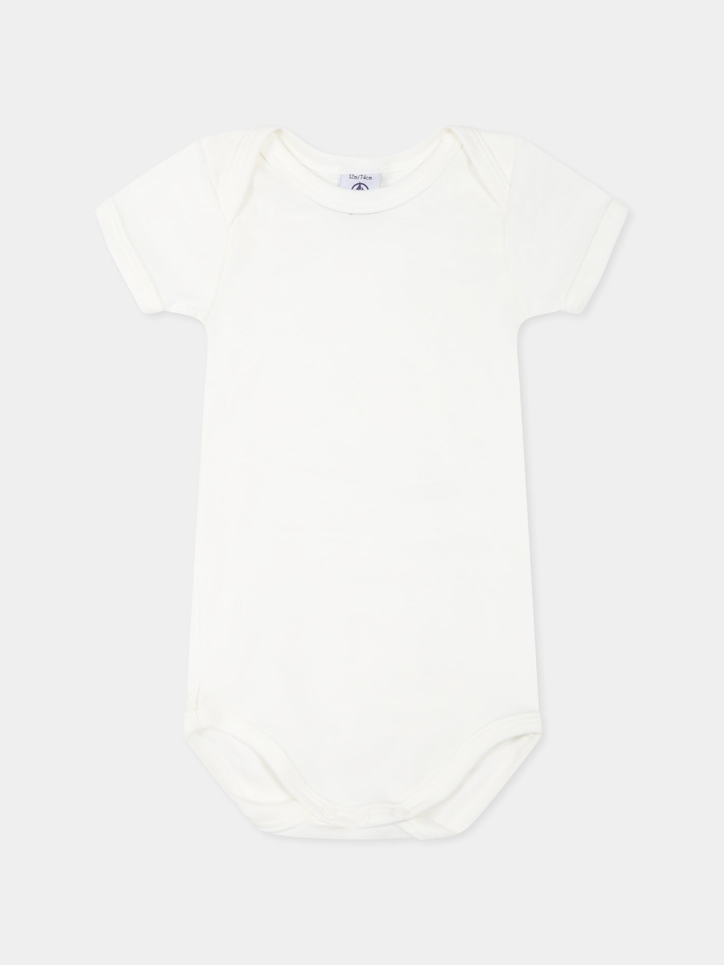 Set body bianco per neonati con cuori,Petit Bateau,A0CX9 VARIANTE 1 00