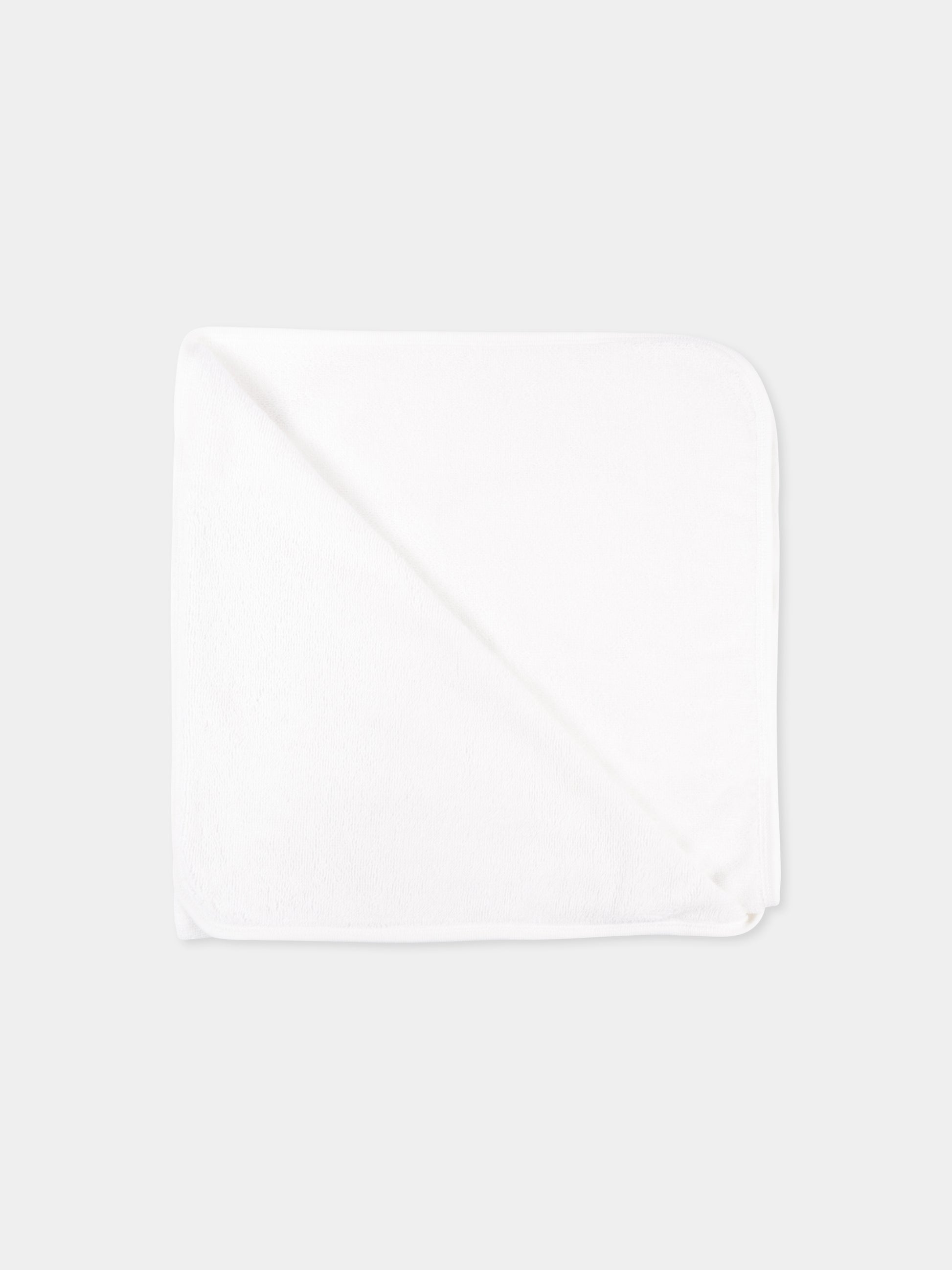 Accappatoio avorio per neonato con balena,Petit Bateau,A0CIW TOUDOU/ALASKA 01