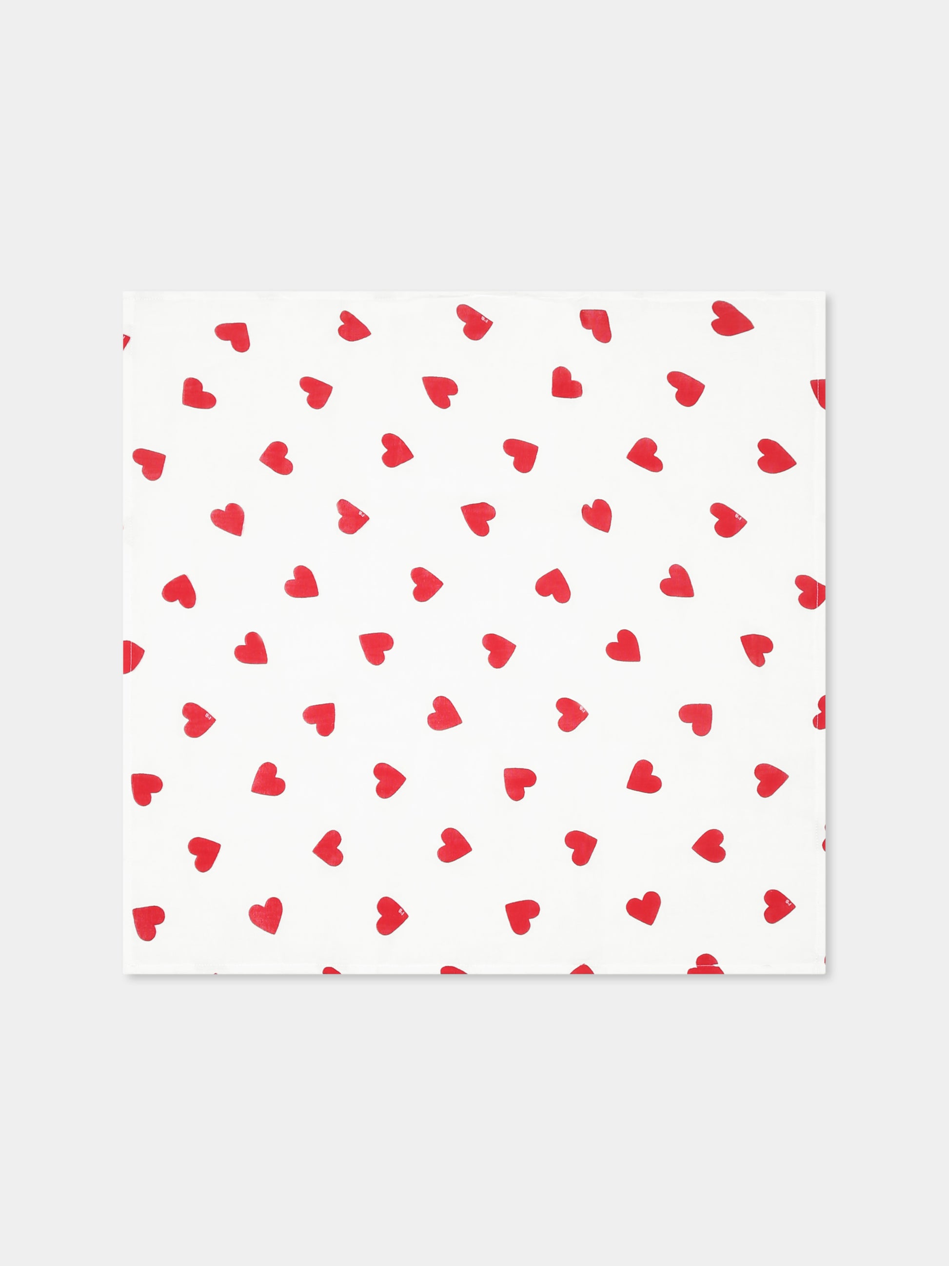 Set mussole multicolor per neonati con cuori e righe,Petit Bateau,A0ASI VARIANTE 1 00