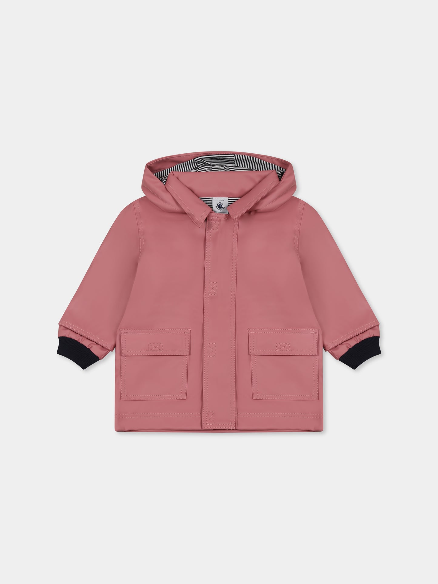 Impermeabile rosa per neonata,Petit Bateau,A0B4R ROSEWOOD 02