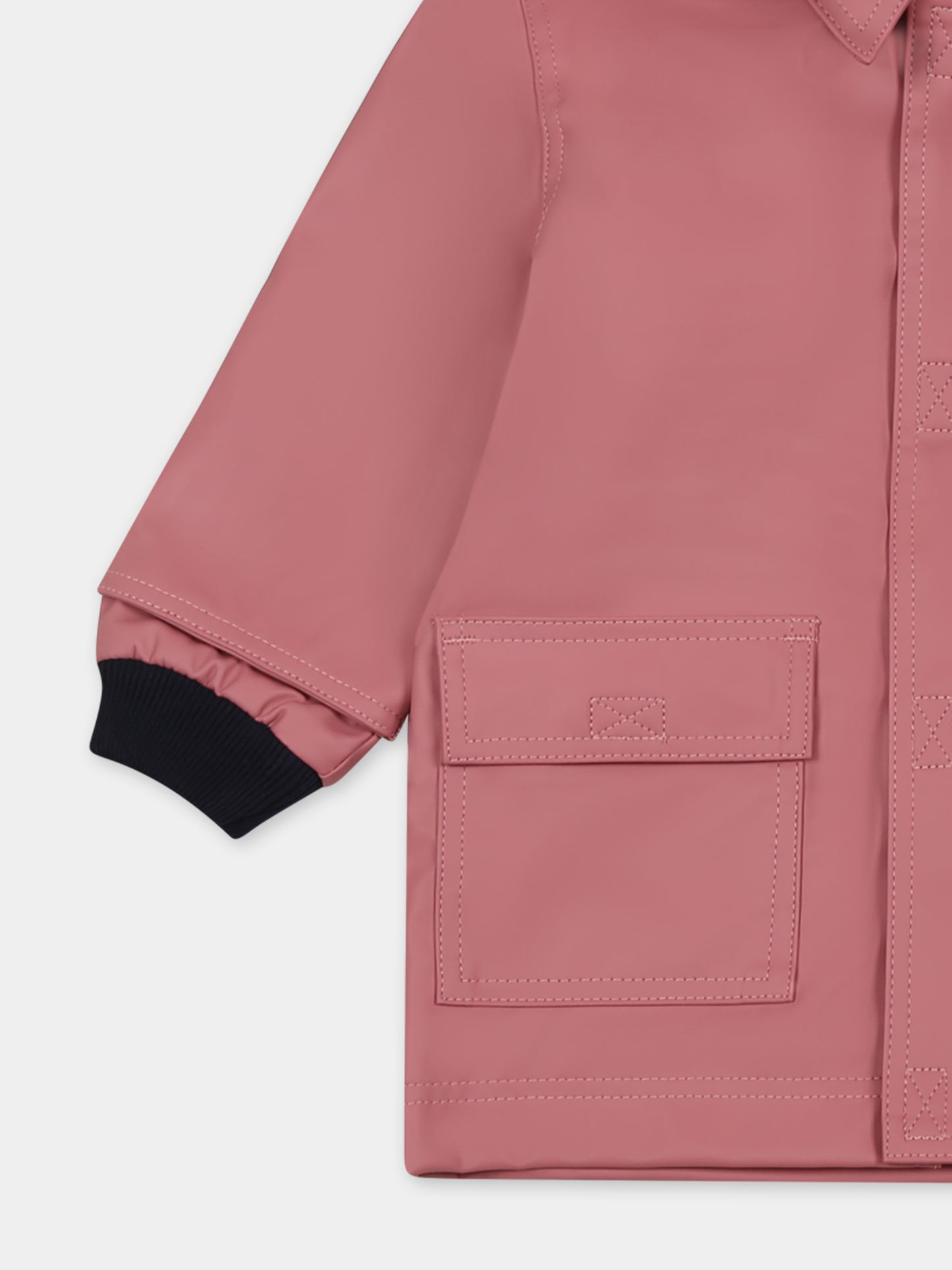 Impermeabile rosa per neonata,Petit Bateau,A0B4R ROSEWOOD 02