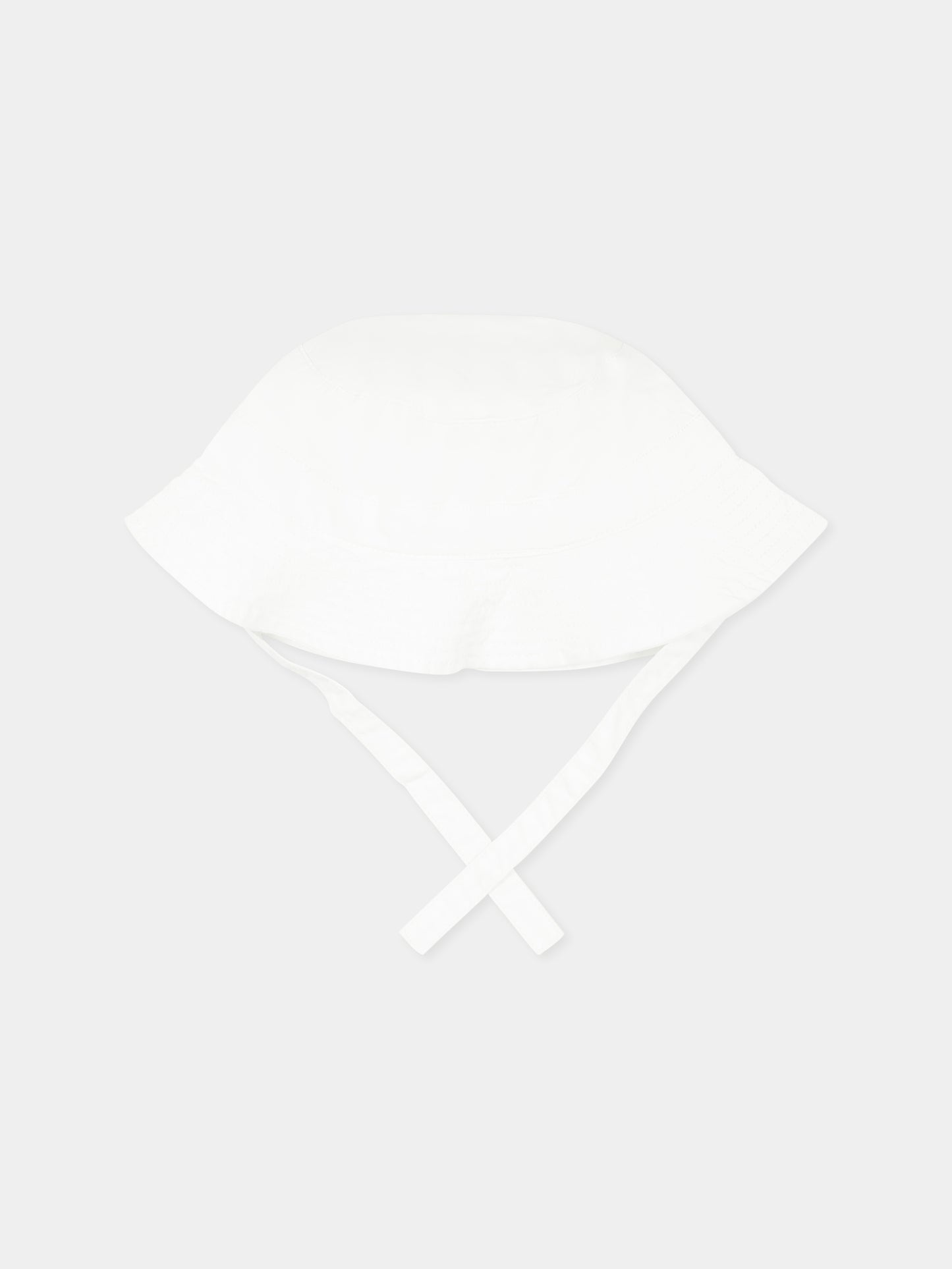 Cloche bianca per neonati con logo,Petit Bateau,A0AU4 MARSHMALLOW 02