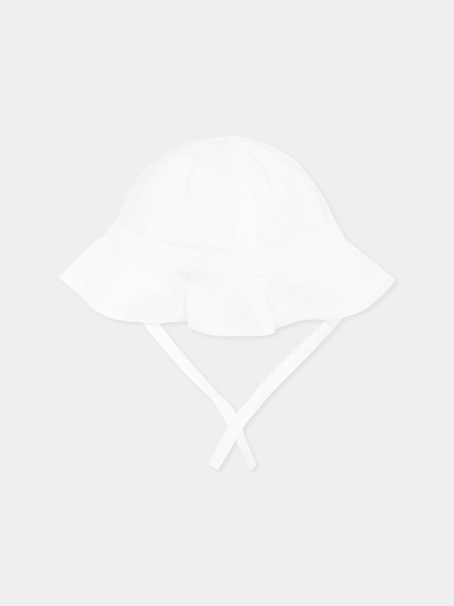 Cloche bianca per neonata,Petit Bateau,A0CEC ECUME 01