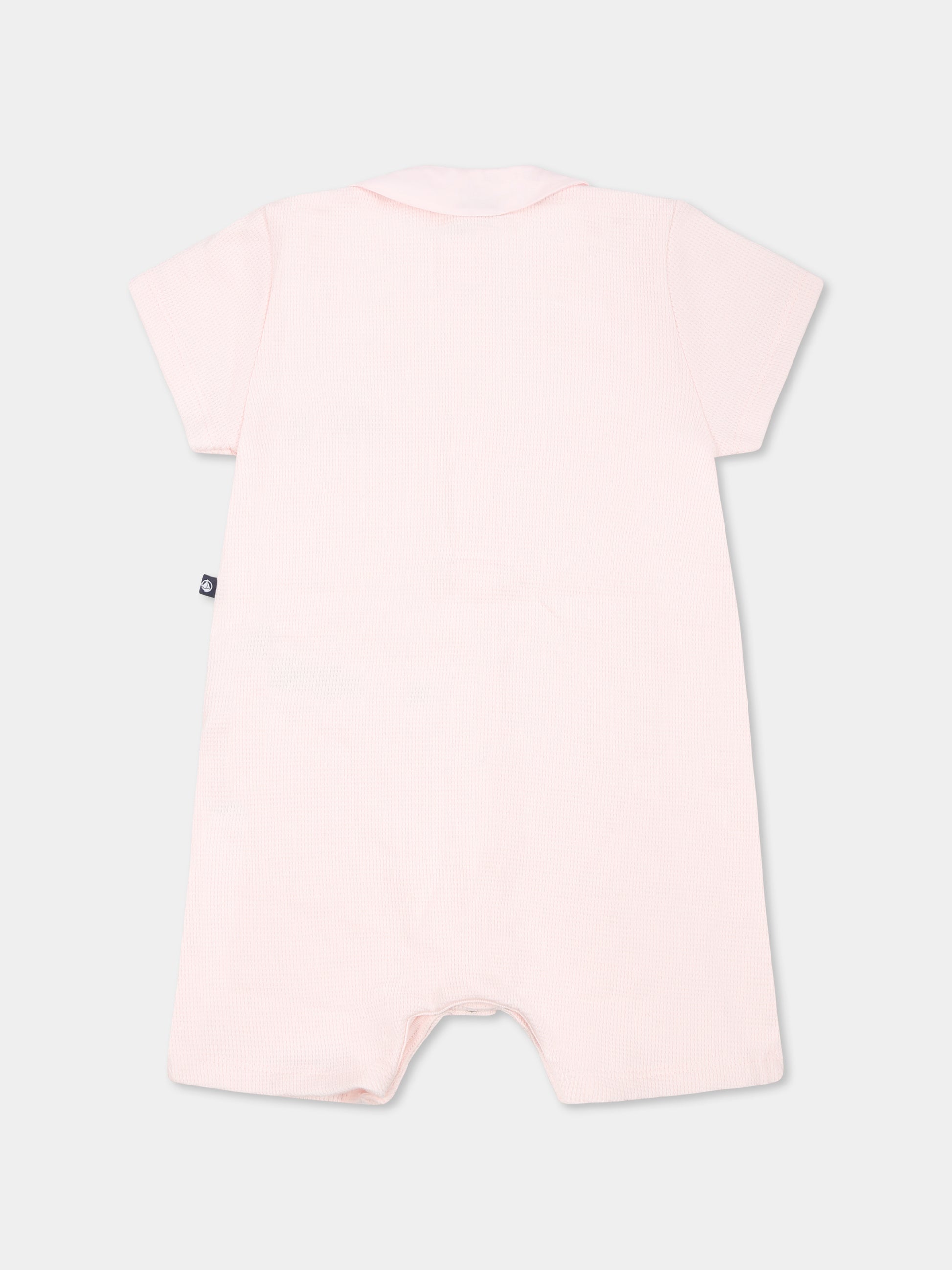 Pagliaccetto rosa per neonata,Petit Bateau,A0CG0 FLEUR 01