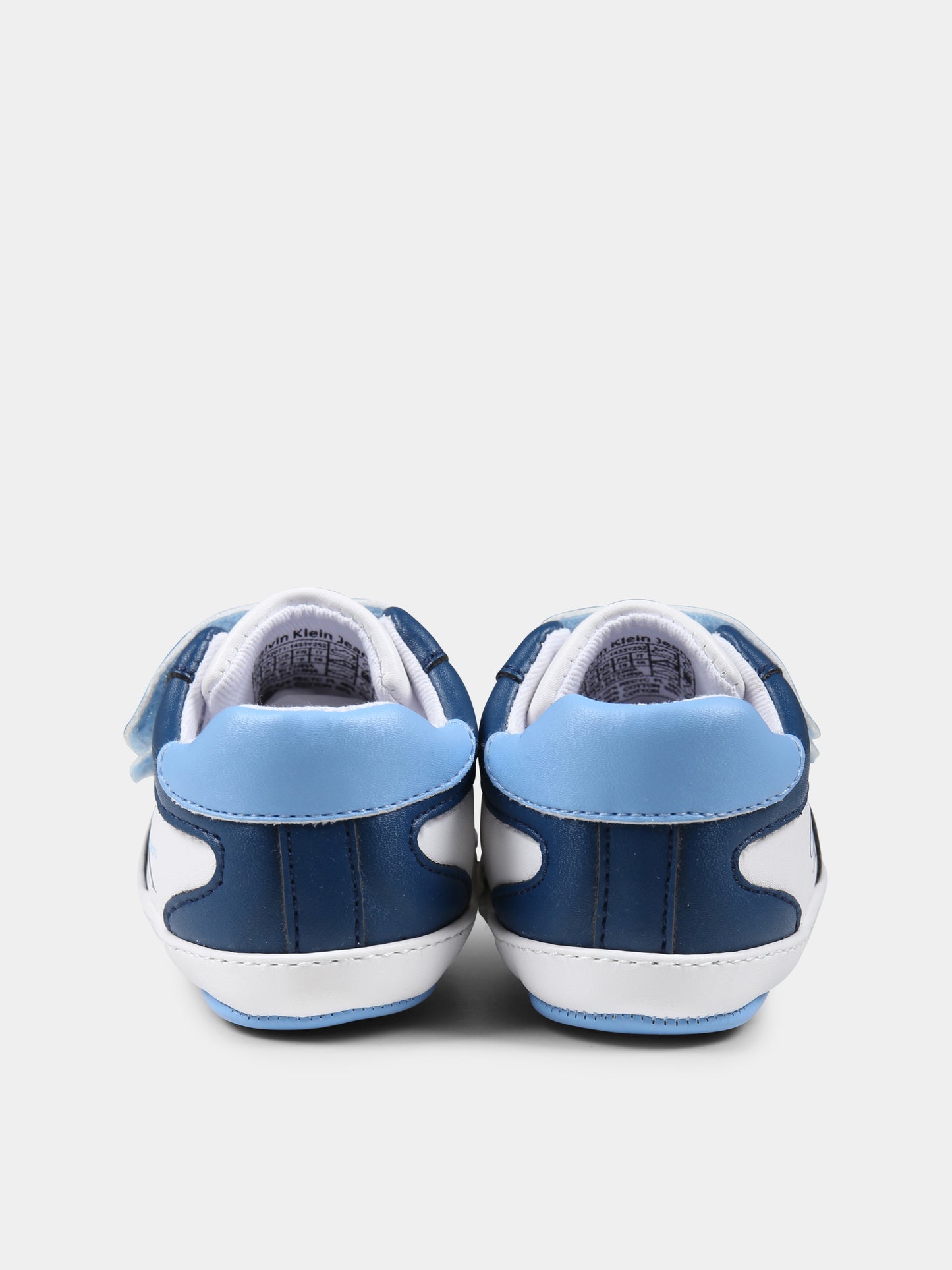 Sneakers blu per neonato con logo,Calvin Klein Kids,V0B9 82071 1433Y252