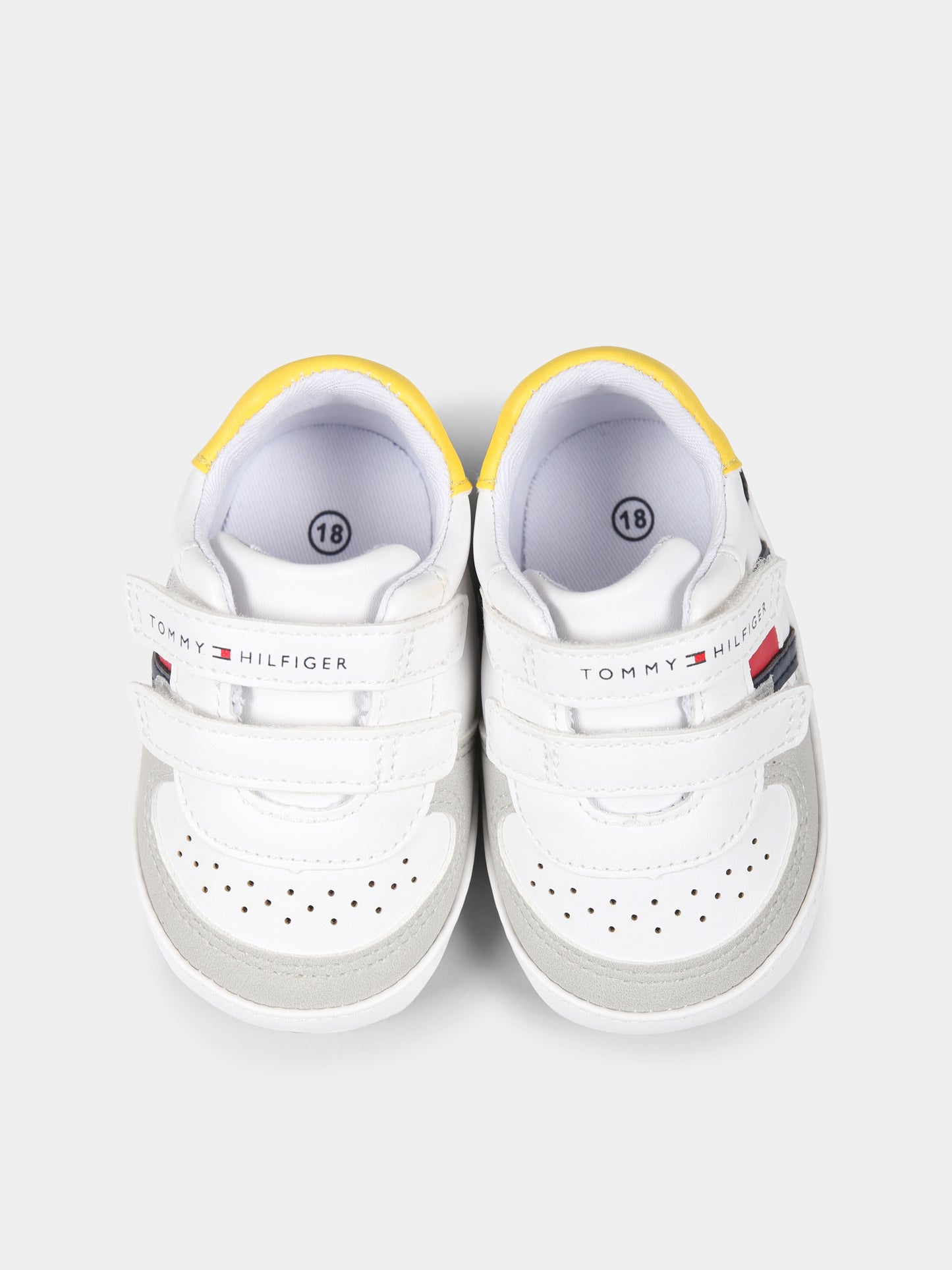 Sneakers multicolor per neonato con logo,Tommy Hilfiger Junior,T0B9 33830 1755Y913