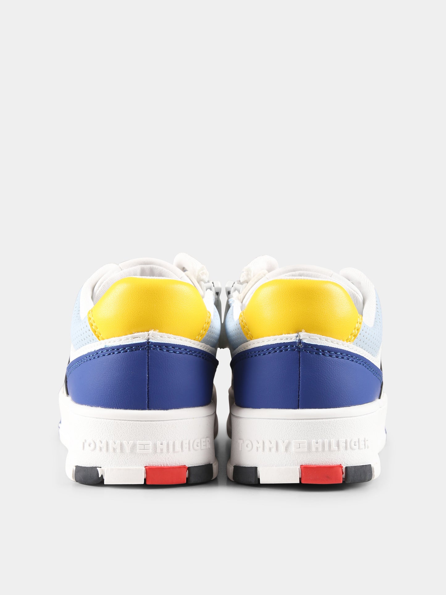 Sneakers bianche per bambino con logo,Tommy Hilfiger Junior,T3X9 33863 1269Y913