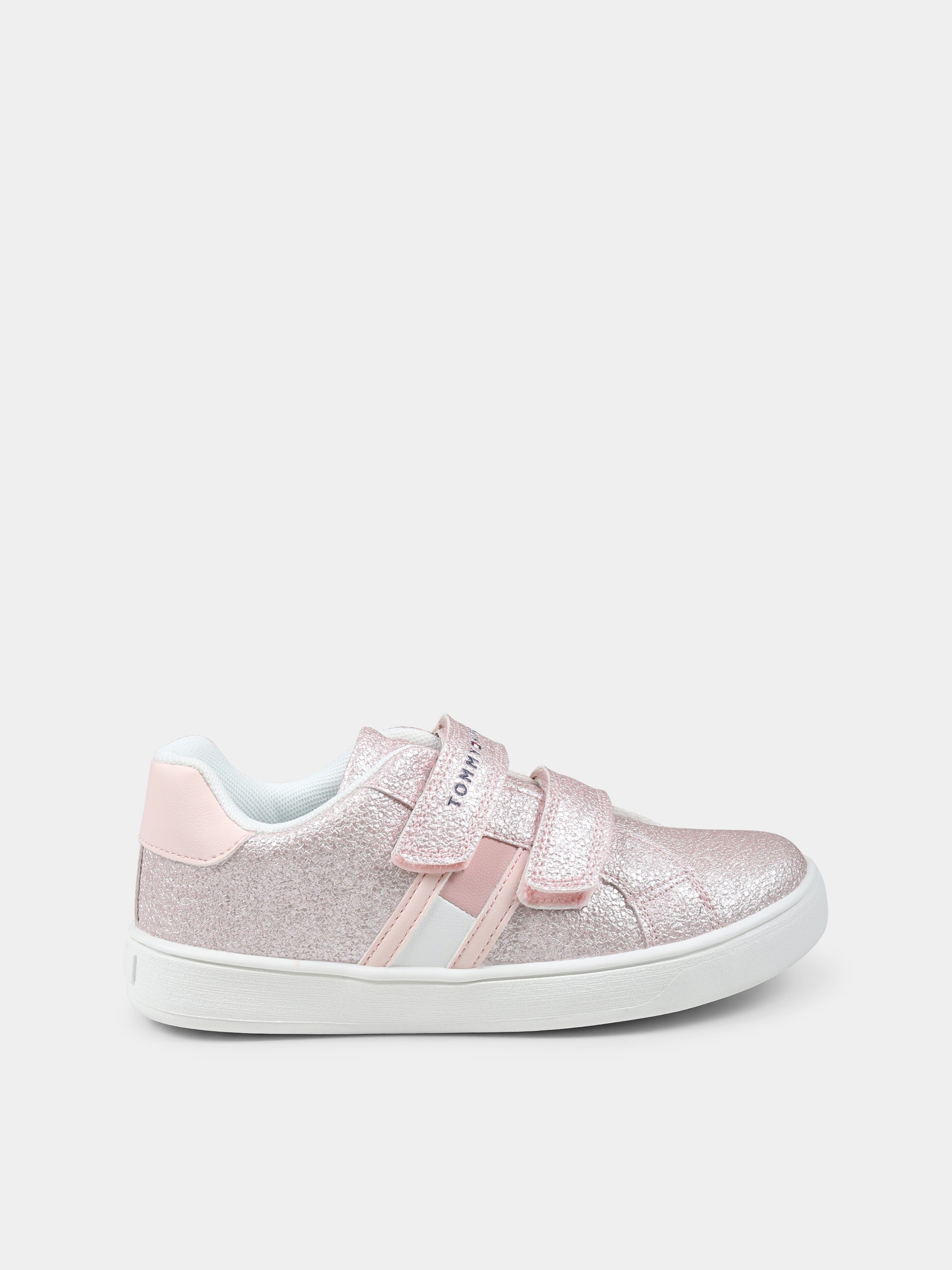 Sneakers rosa per bambina con logo,Tommy Hilfiger Junior,T1A9 33725 0745302