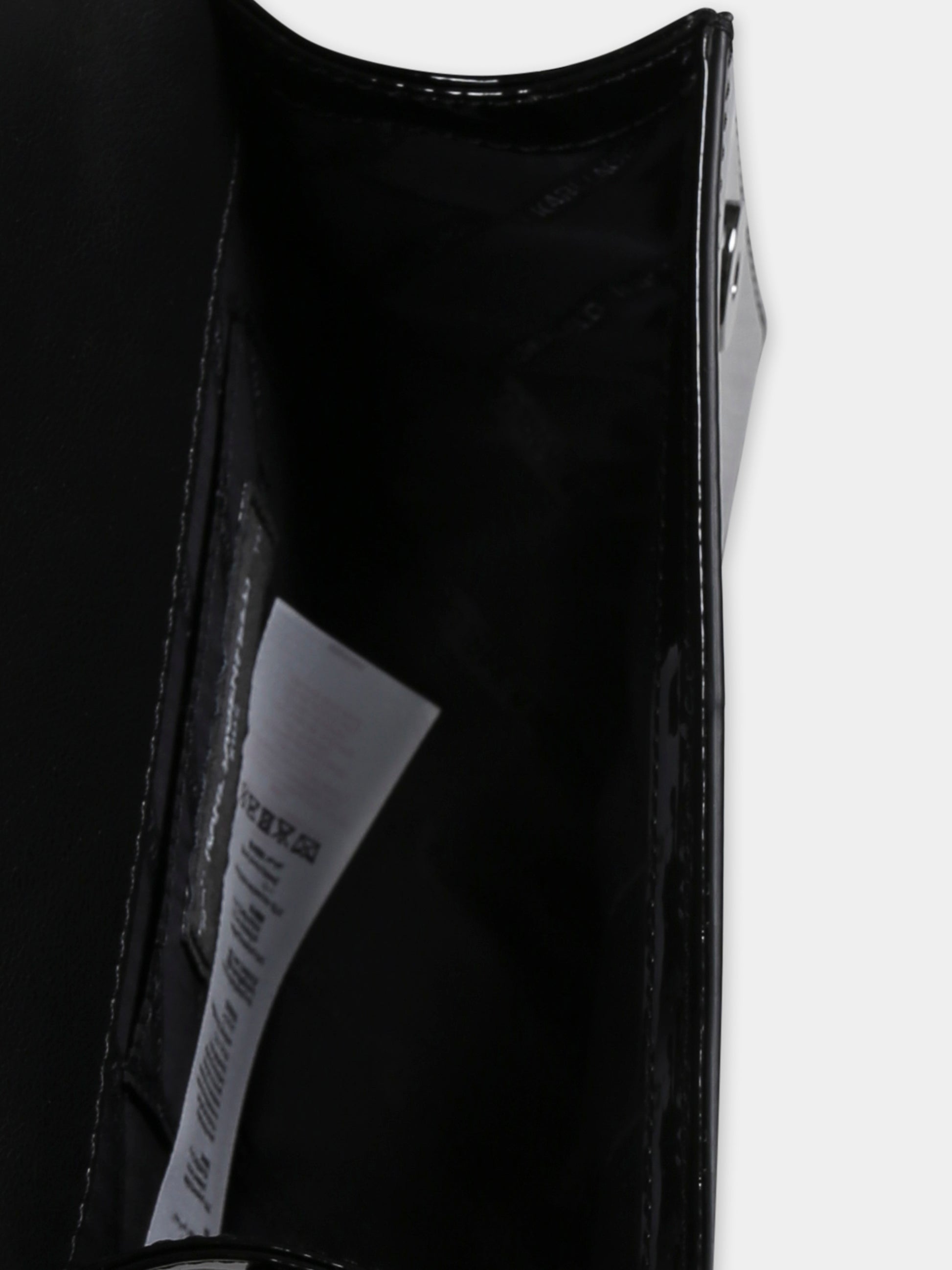 Borsa nera per bambina con logo,Karl Lagerfeld Kids,Z30405 09B