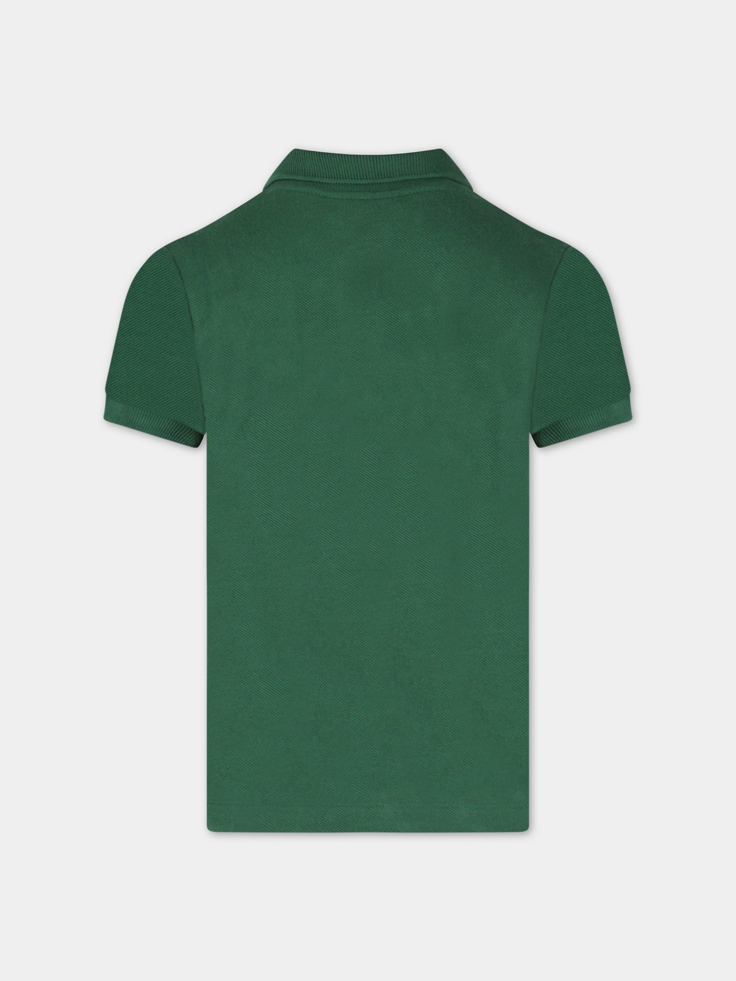 Polo verde per bambino con coccodrillo,Lacoste,PJ2909 00 132