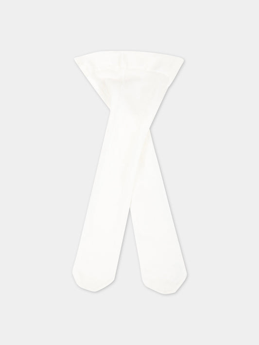 Collant avorio per neonata,Story Loris,18034 X1