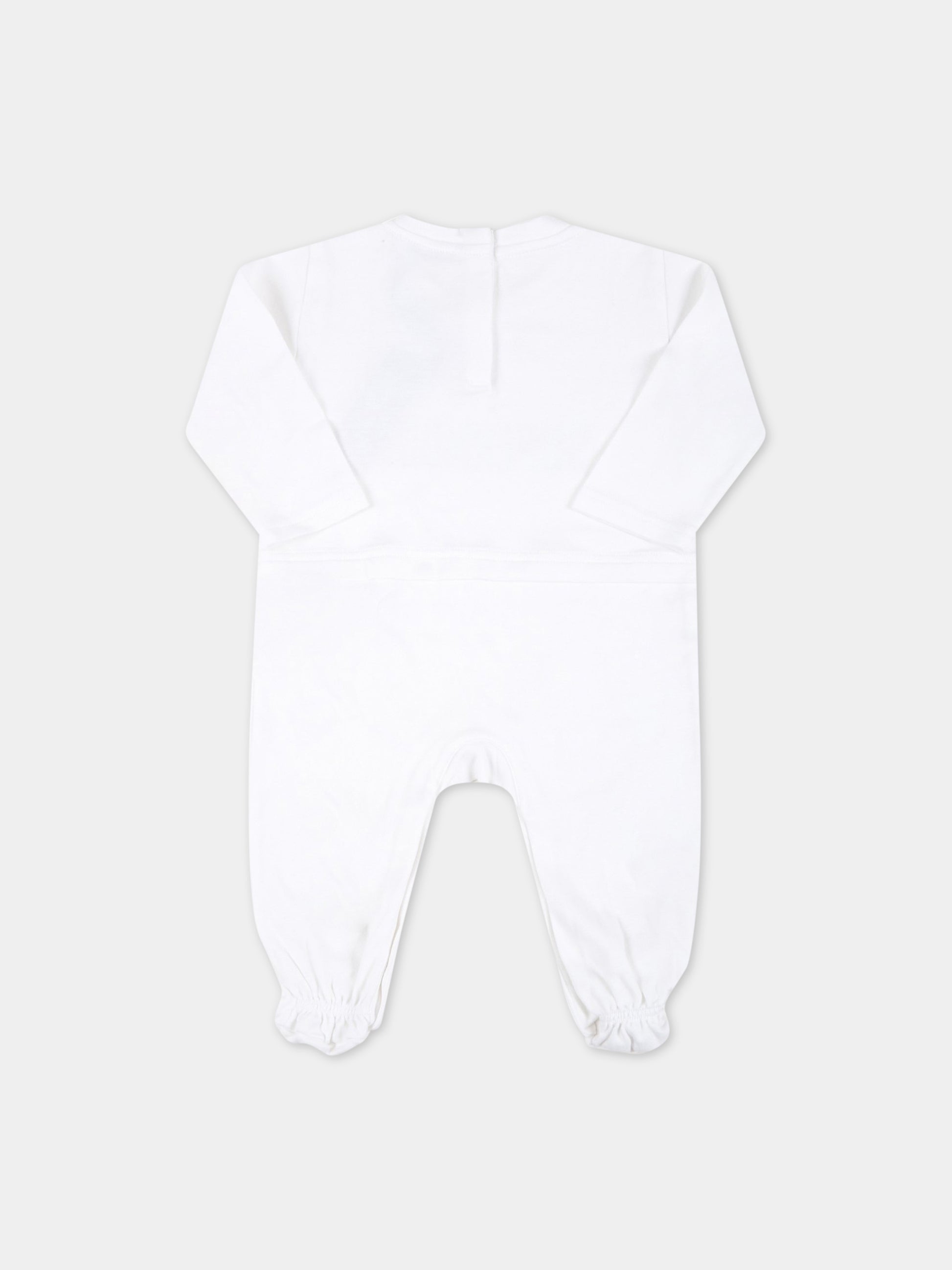 Set bianco per neonati con cuore rosso,Dolce & Gabbana Kids,L2JOU7 G7BIZ HW3FP