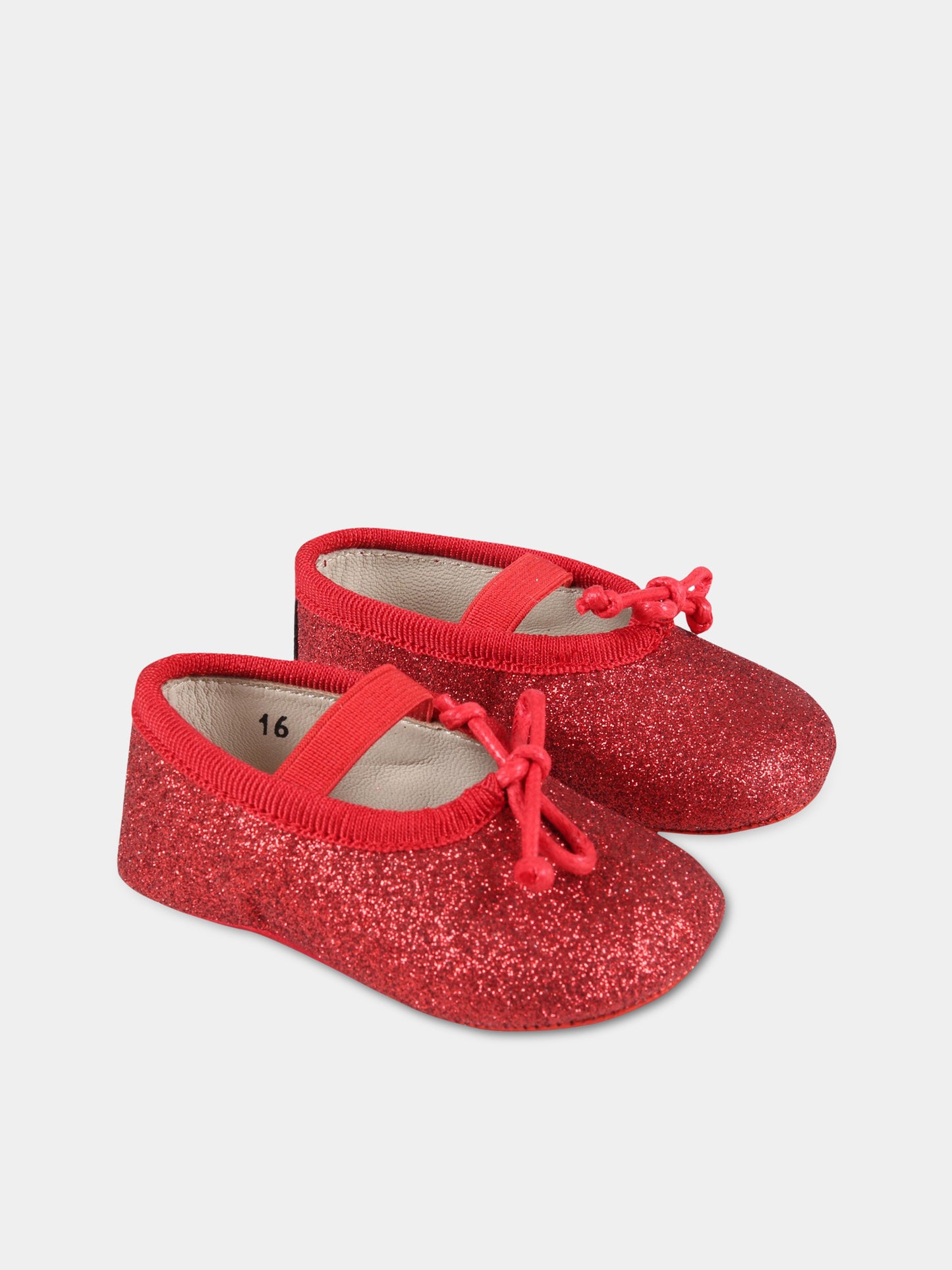 Ballerine rosse per neonata,Gallucci Kids,C20001AM892300