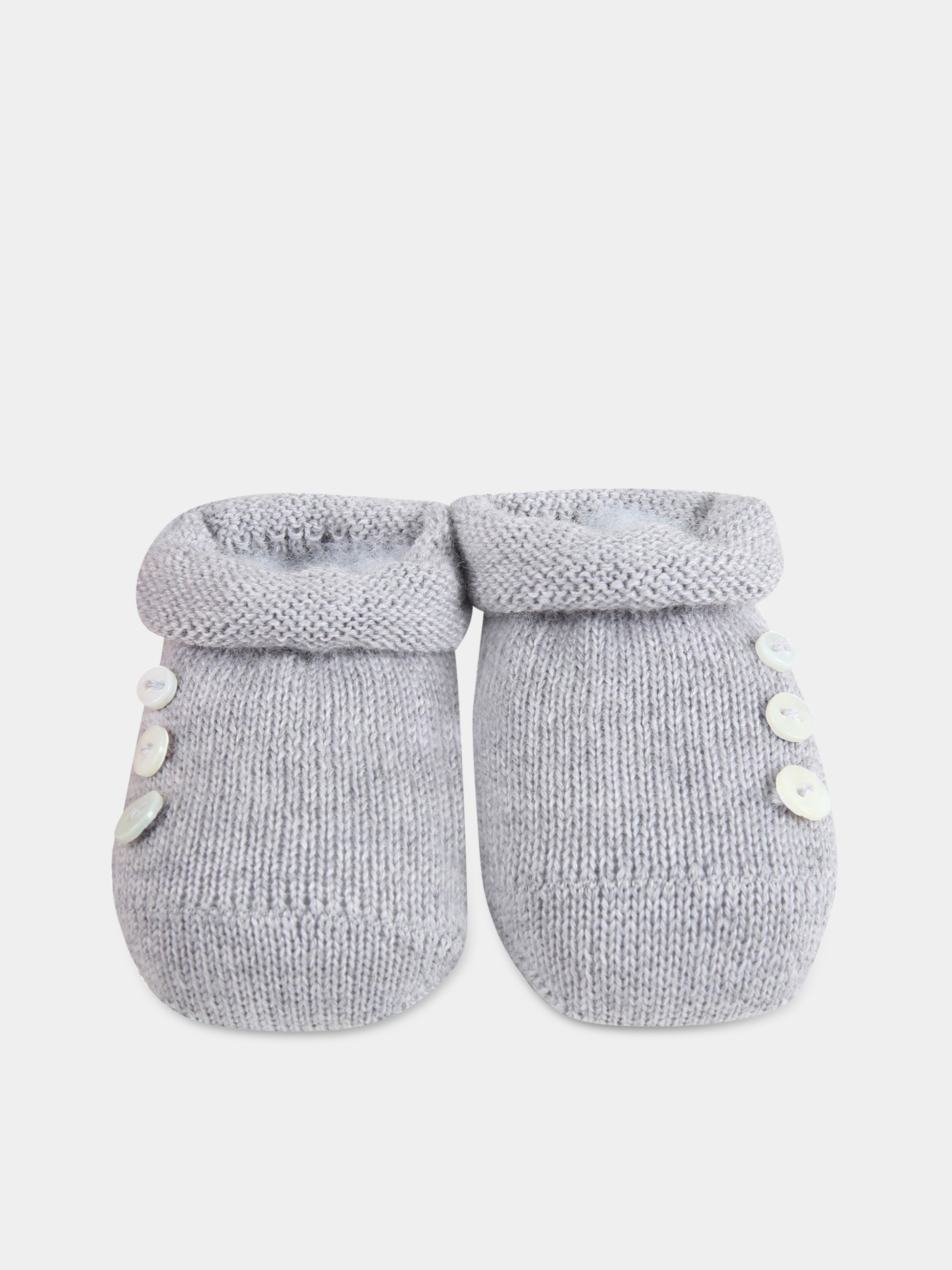 Babbucce grigie per neonati,Story Loris,4481 N4