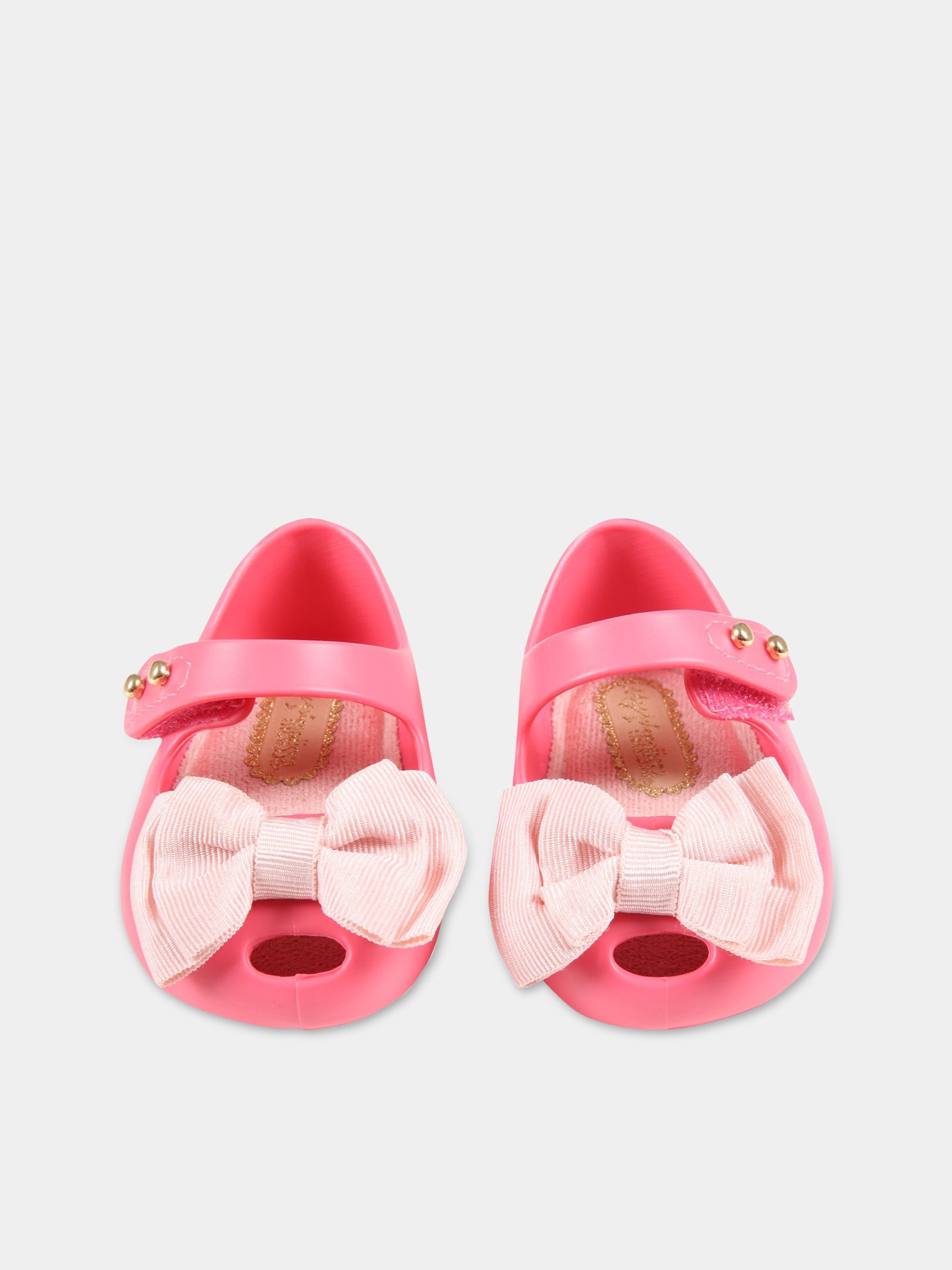 Ballerine fucsia per neonata con fiocco,Mini Melissa,31525 01582